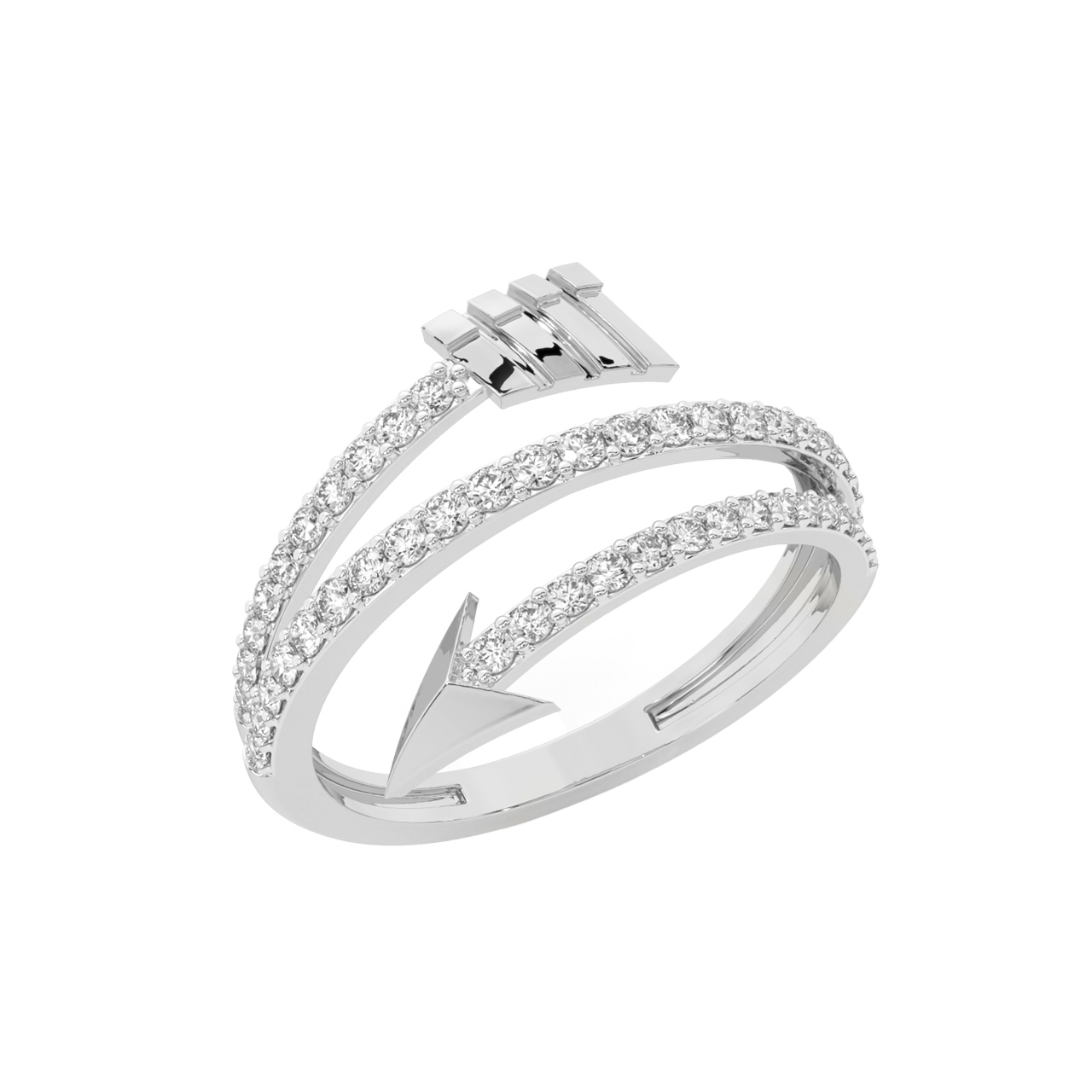 Tommi Round Diamond Engagement Ring