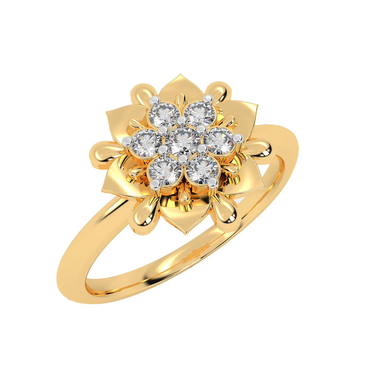 Diamond Dainty Ring In Gold