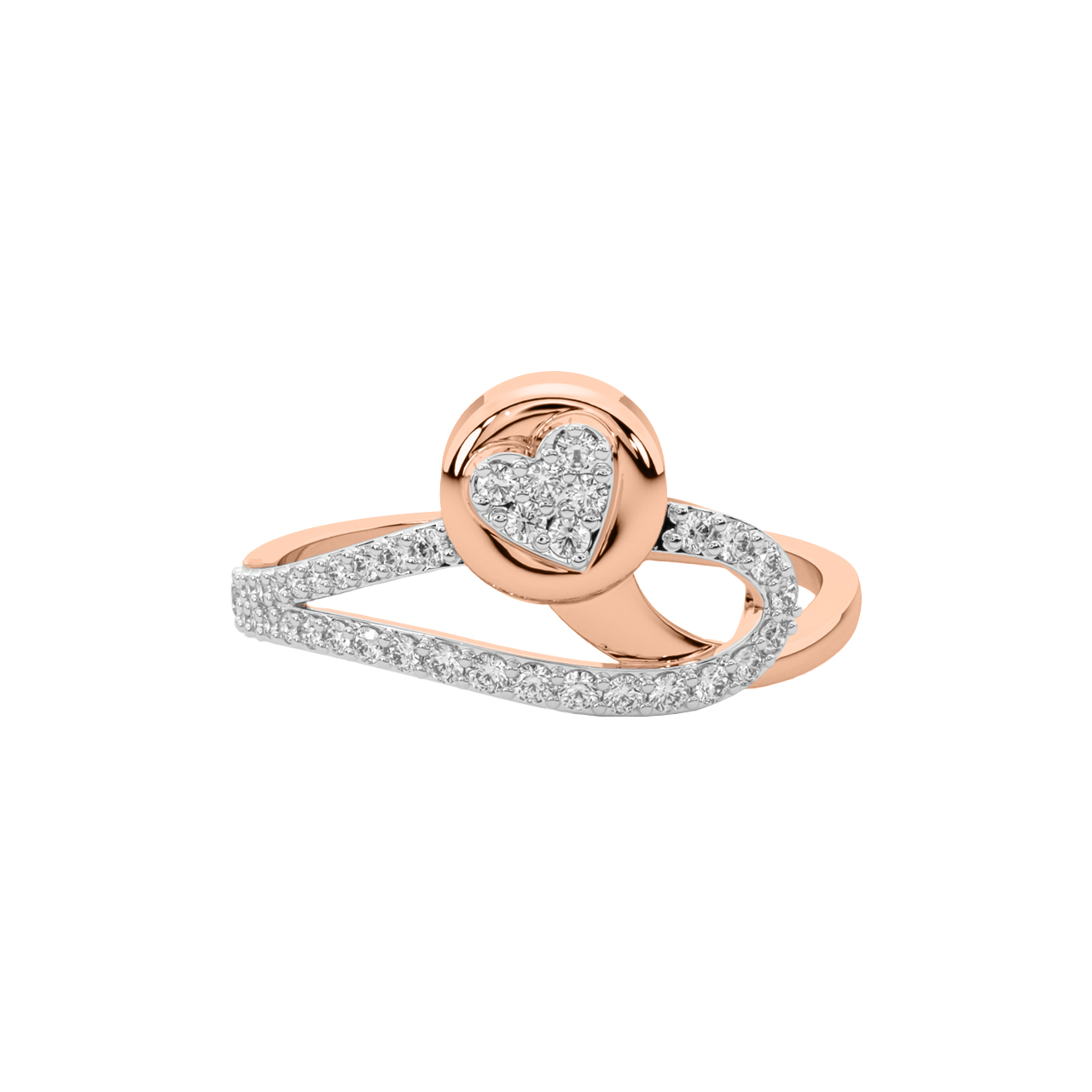 Chinami Round Diamond Engagement Ring