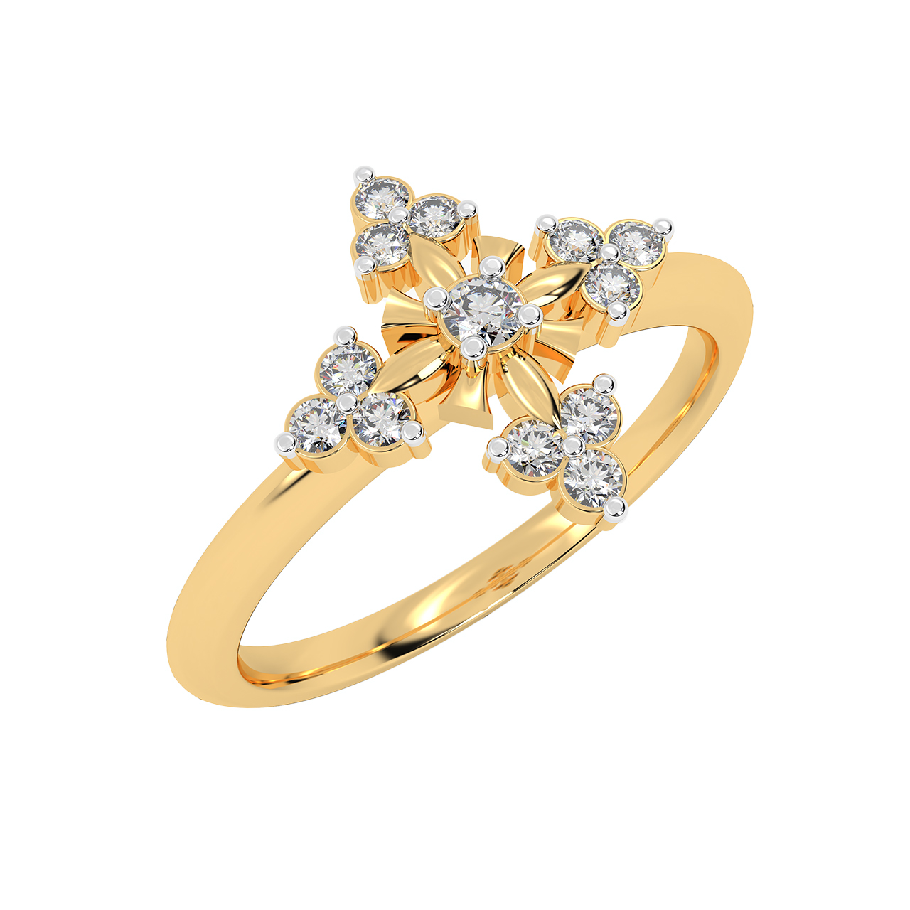 Women Round Diamond Ring at Rs 35000 | Karol Bagh | New Delhi | ID:  2852854999130