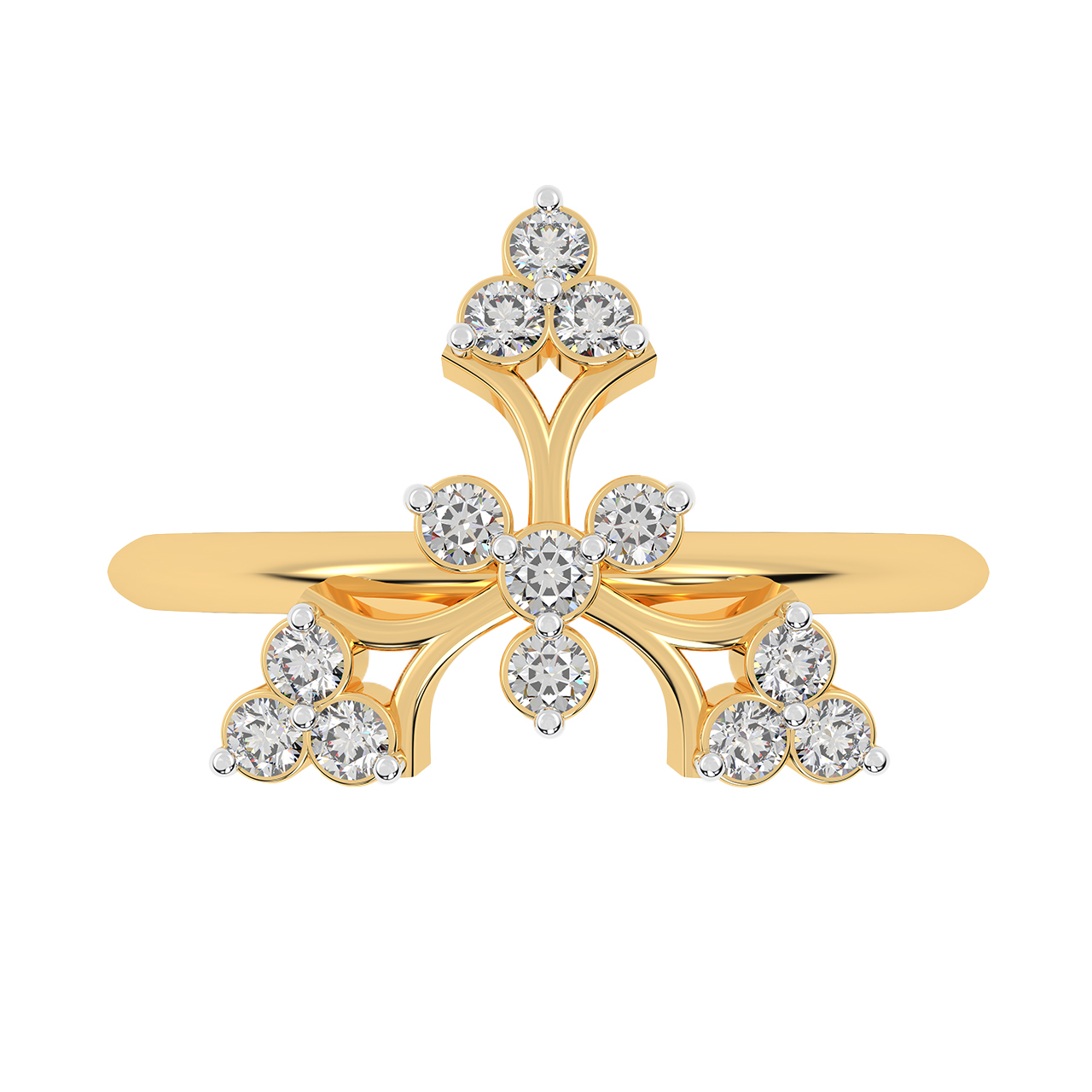 Bunch Of Diamond Design Ring