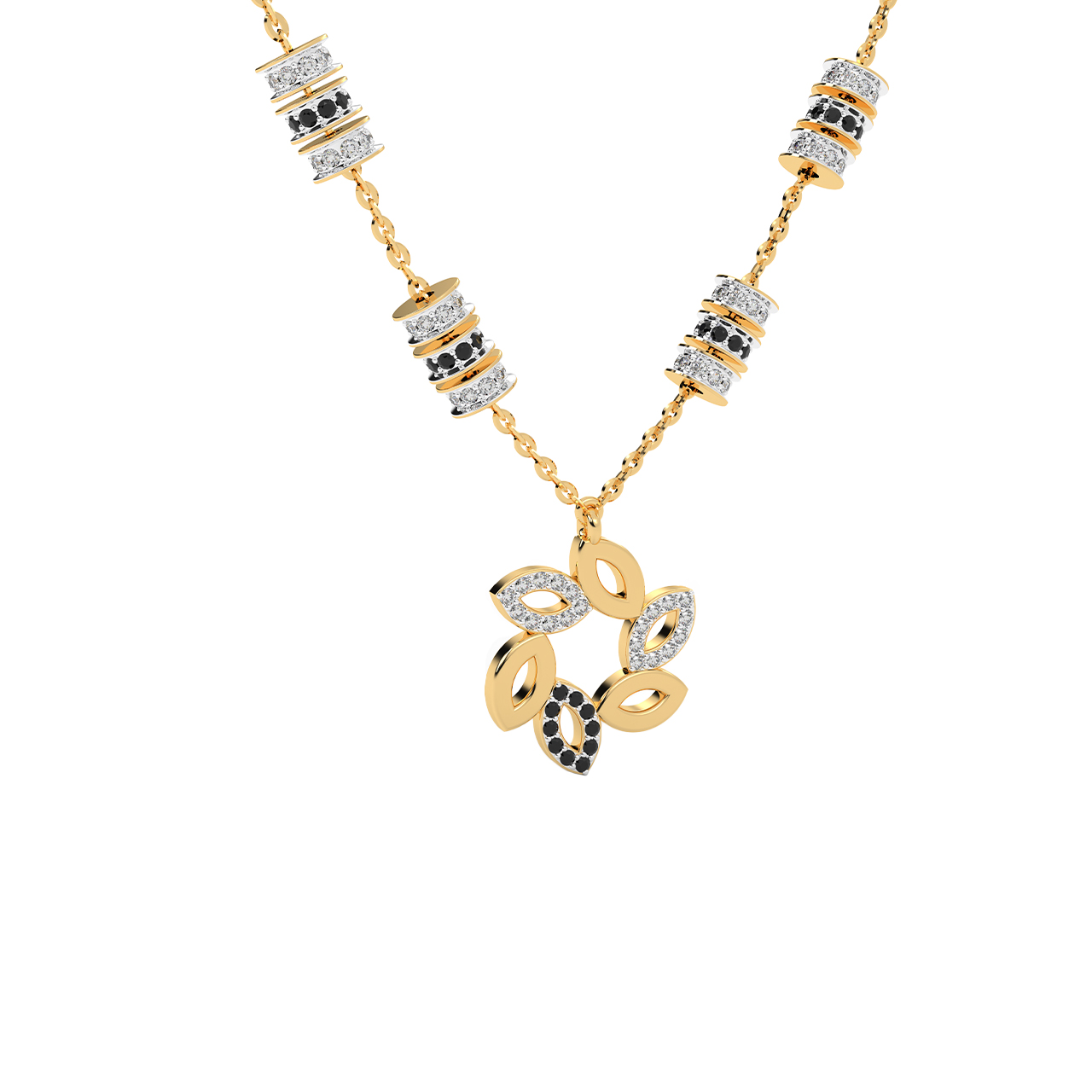 Diamond Designer Mangalsutra With Chain
