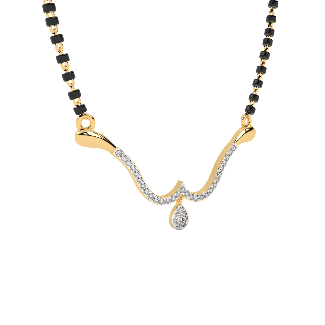 Elegant Mangalsutra In Diamond