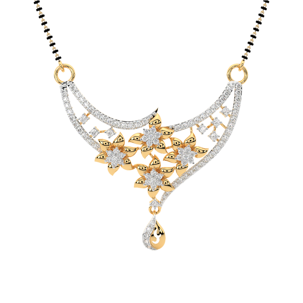 Viktor Round Diamond Mangalsutra