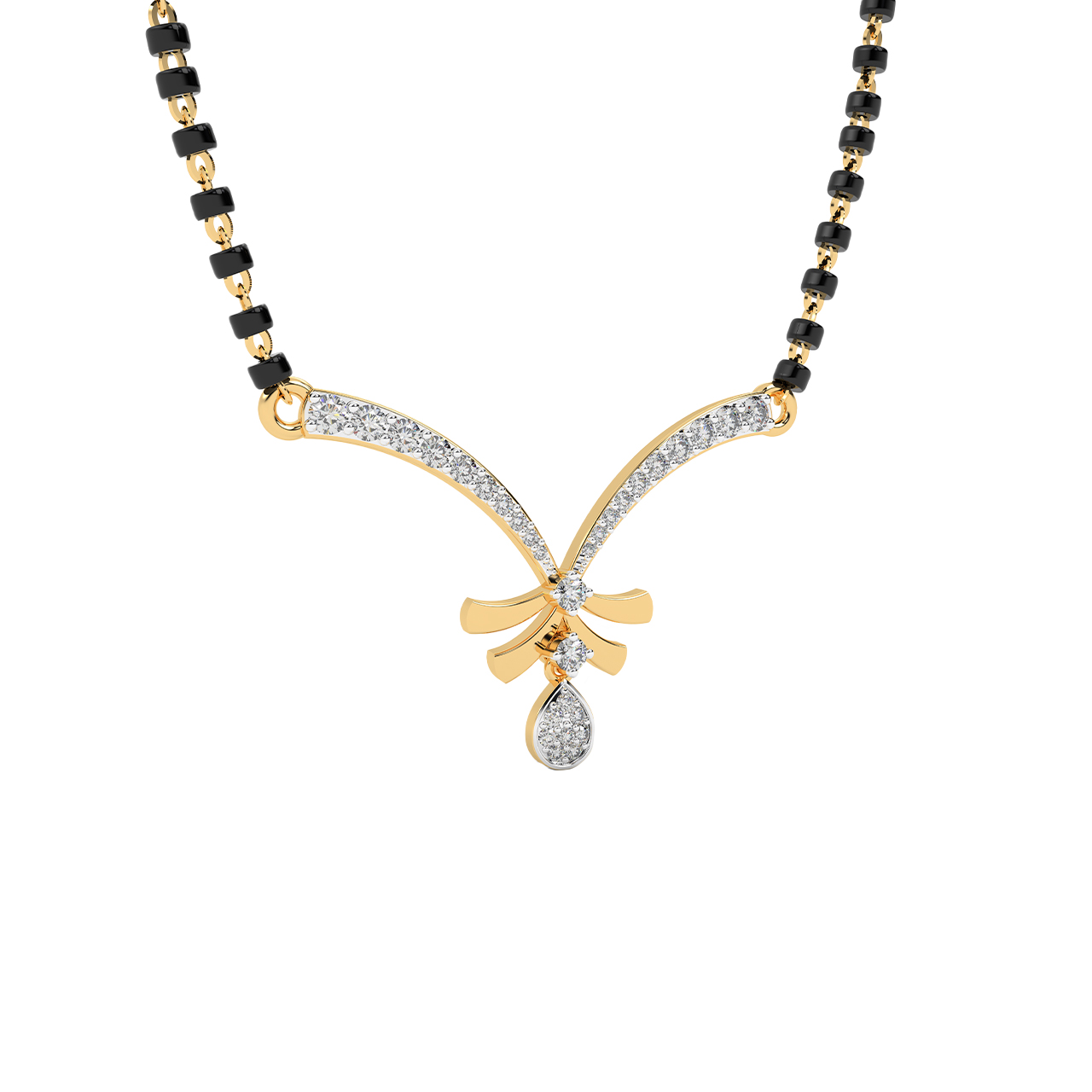 Stylish Designer Diamond Mangalsutra