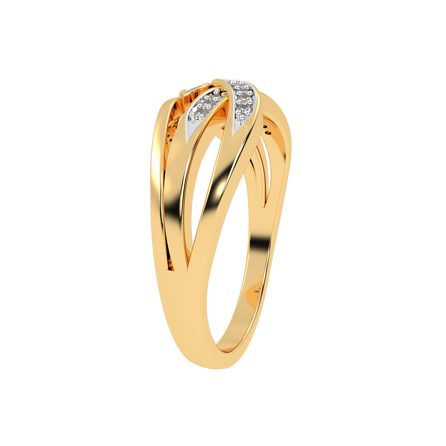 Dalary waves Design Diamond RIng For Her