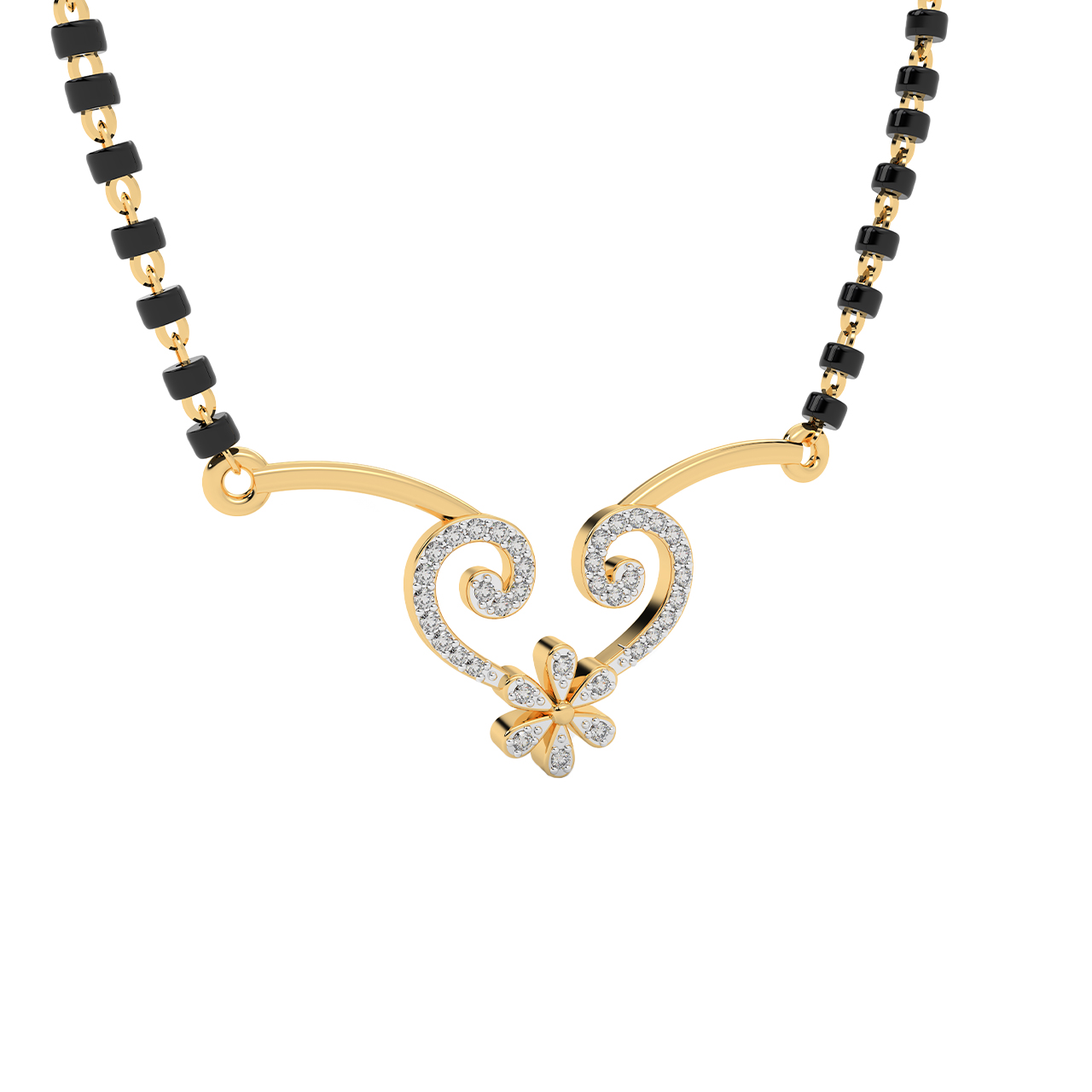 Stylish Design Diamond Mangalsutra