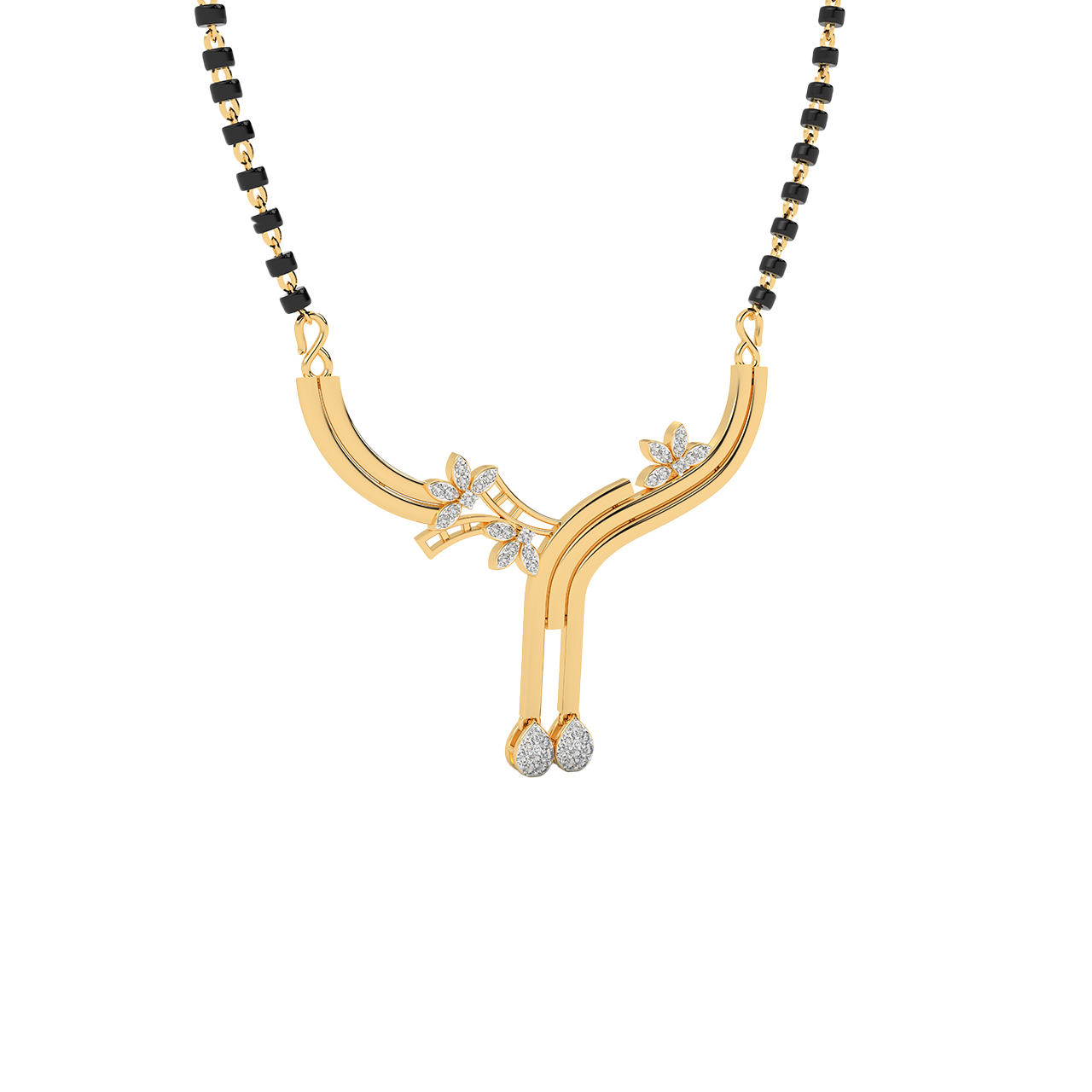 Designer Diamond Mangalsutra For She