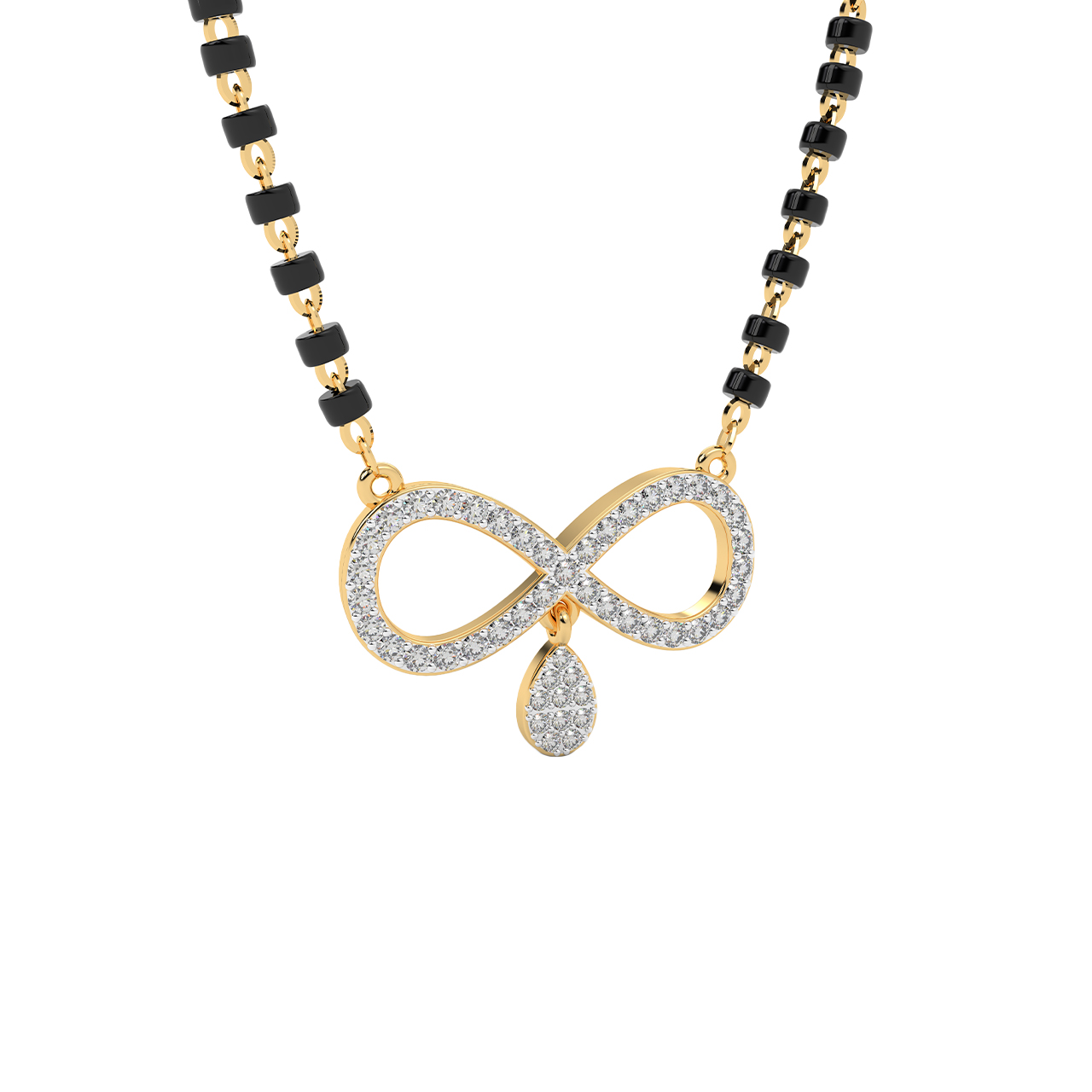 Trending Infinity Design Diamond Mangalsutra