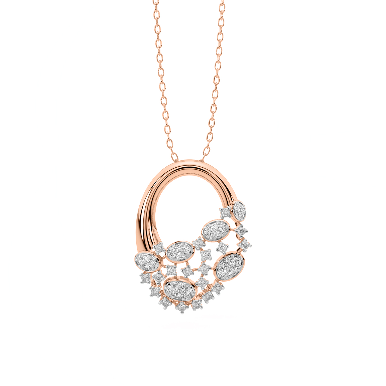 Alayna Round Diamond Pendant