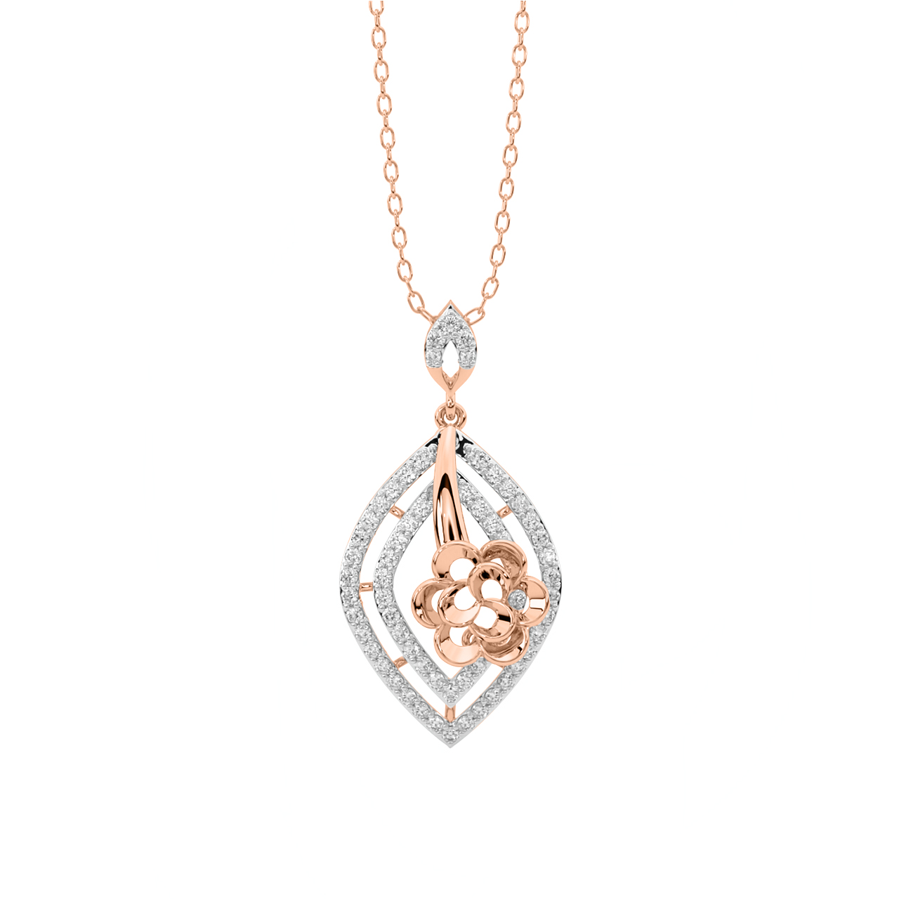 Teige Round Diamond Office Wear Pendant