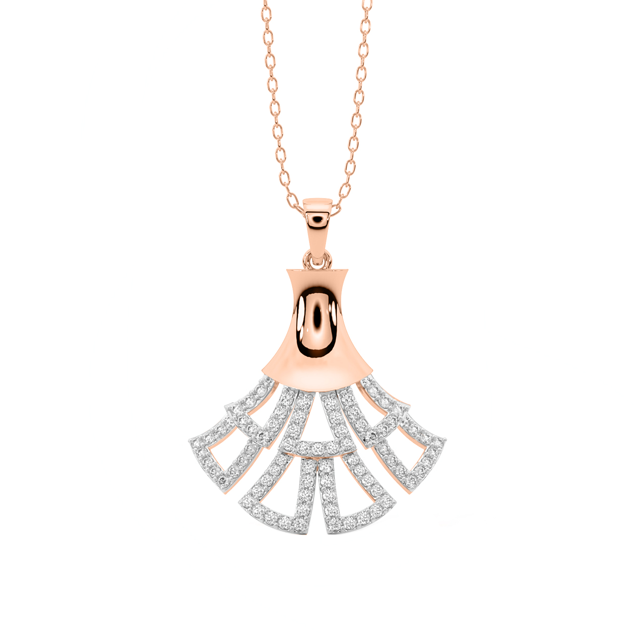 Rian Round Diamond Office Wear Pendant