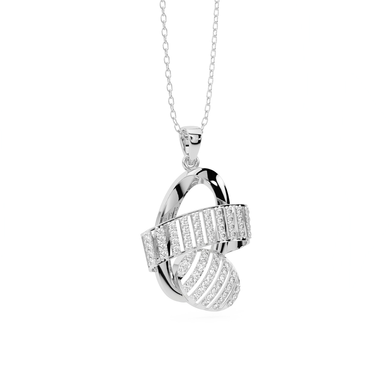 Ture Diamond Office Wear Pendant