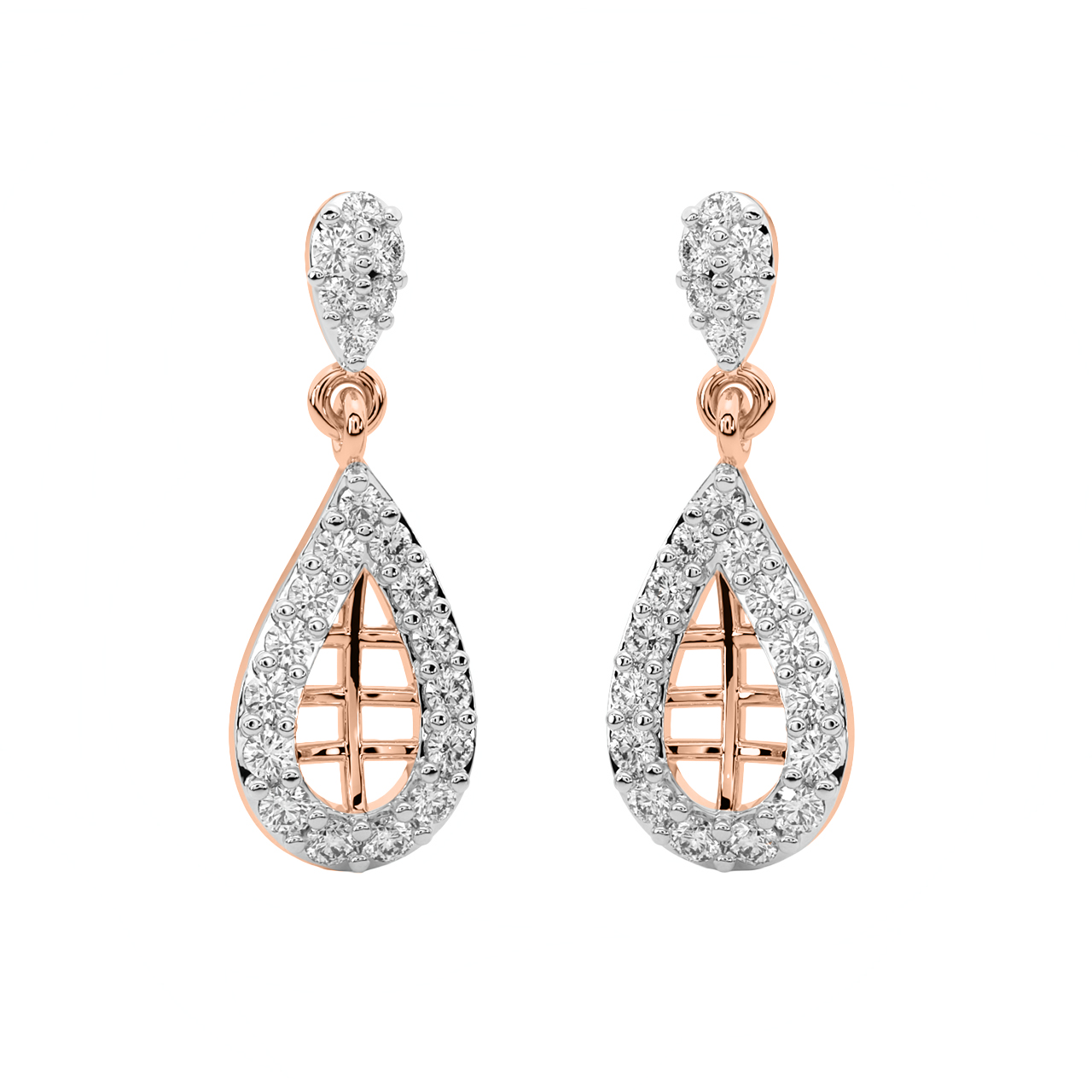 Beno Round Diamond Earrings