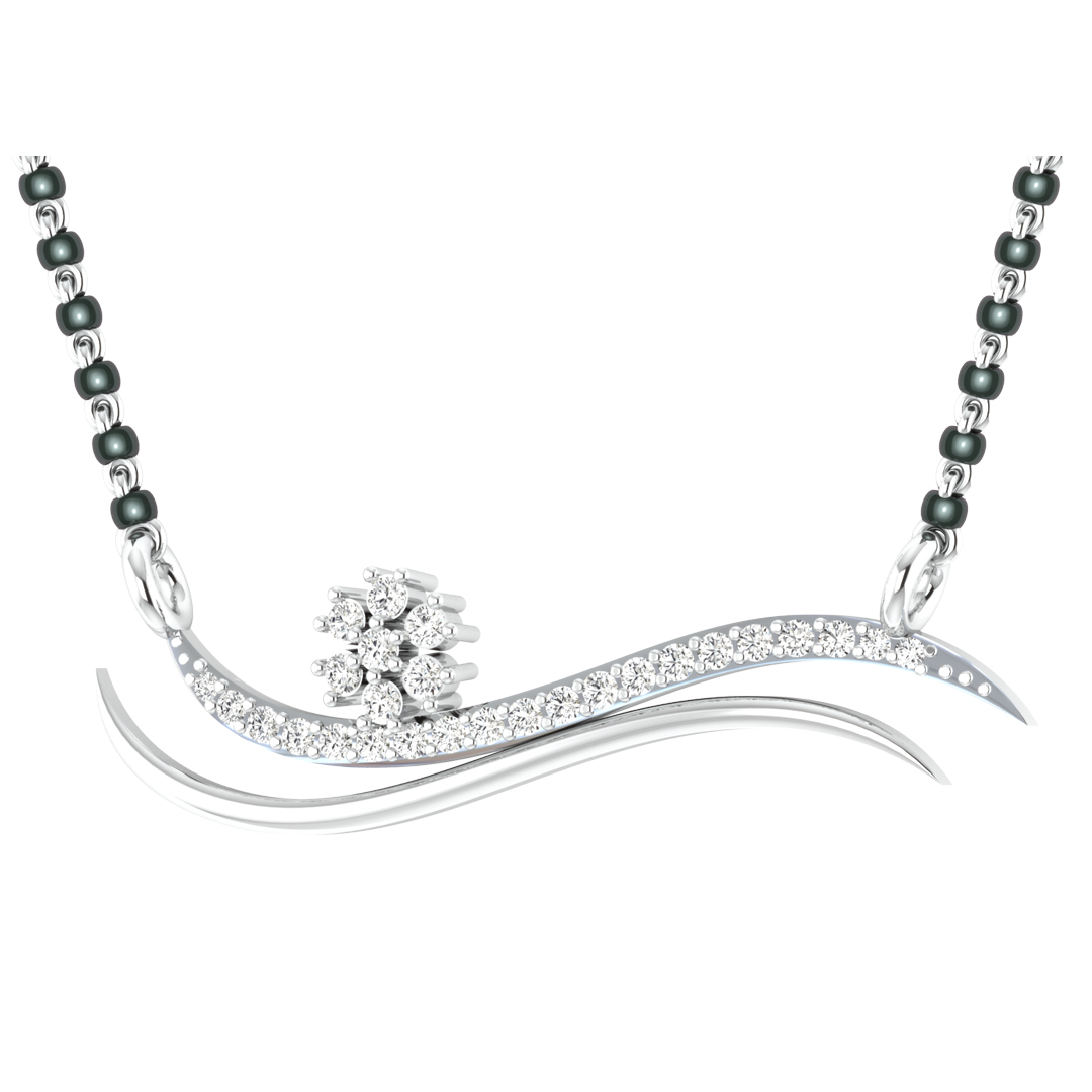 Estaa Diamond Mangalsutra For Her