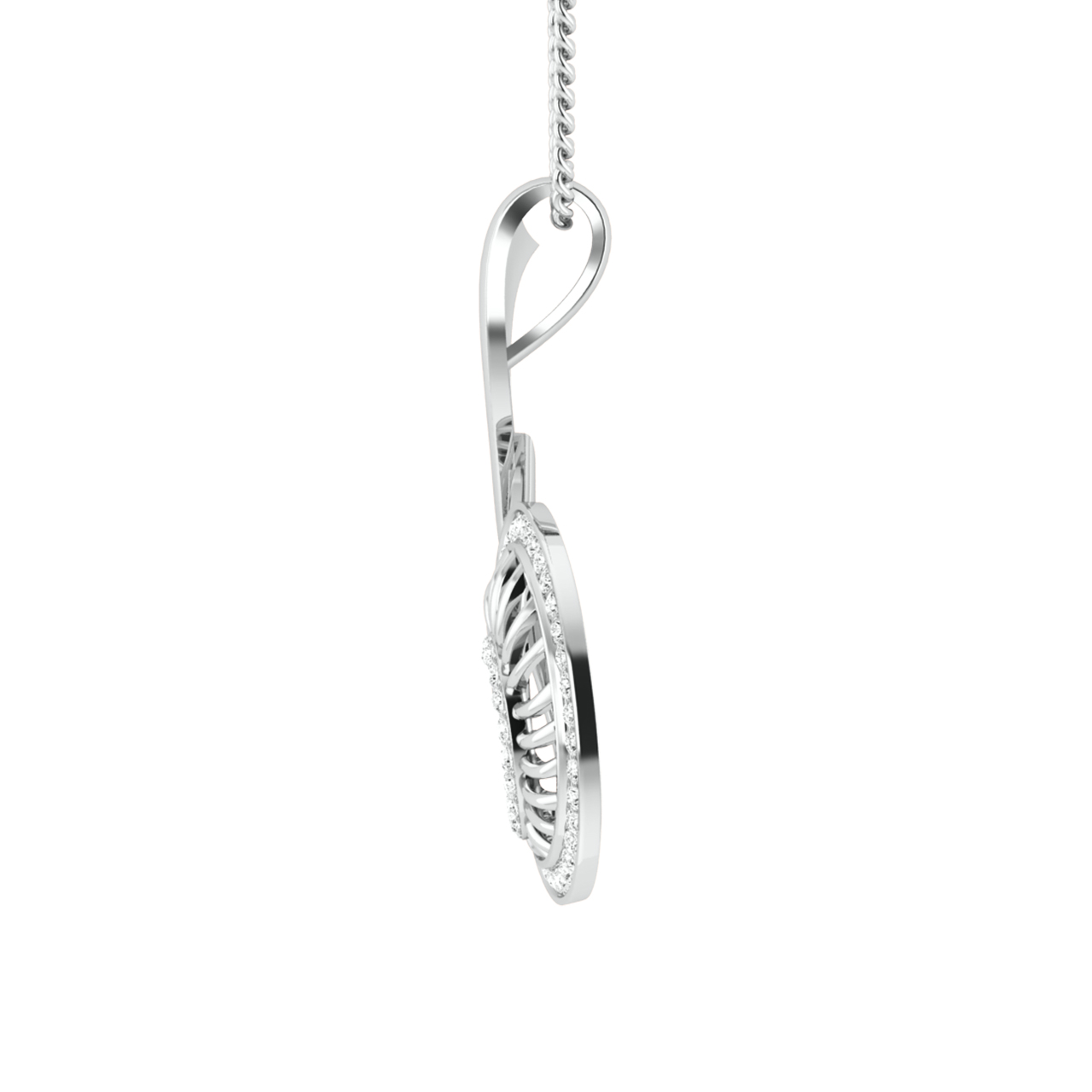 Agaja Round Diamond Pendant