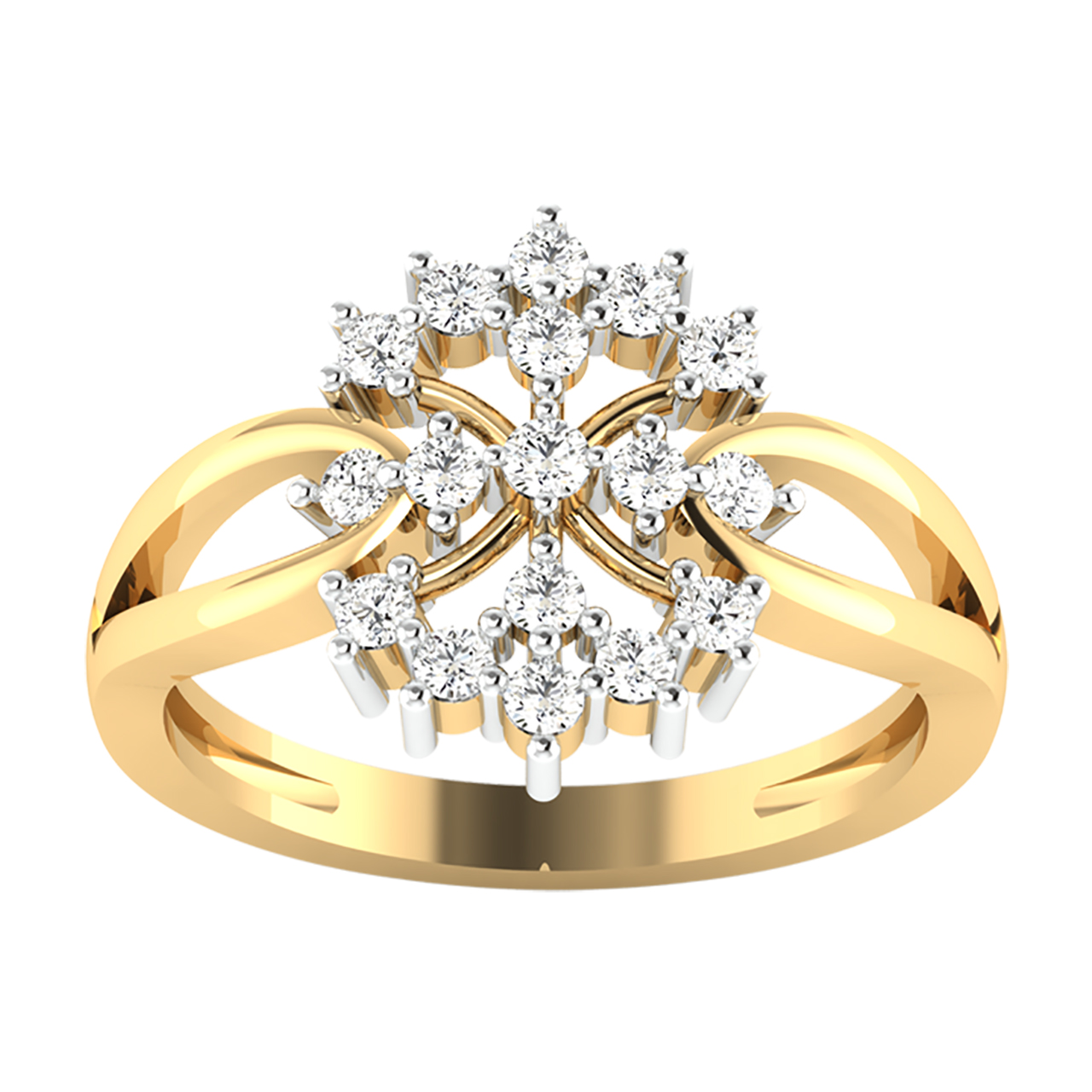 Lily Round Diamond Engagement Ring