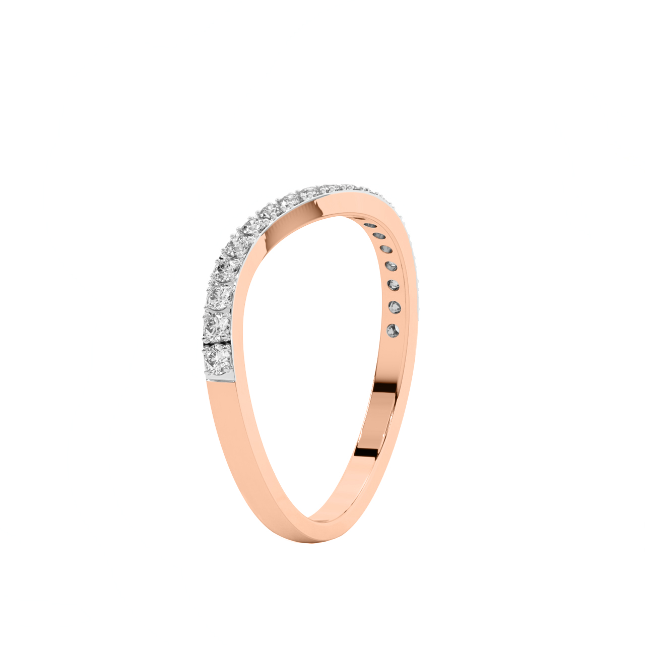 Minimalist Diamond Engagement Ring