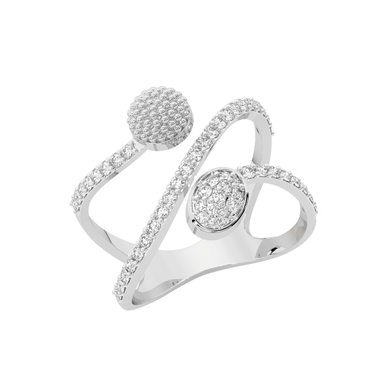 Seed of Life Diamond Ring