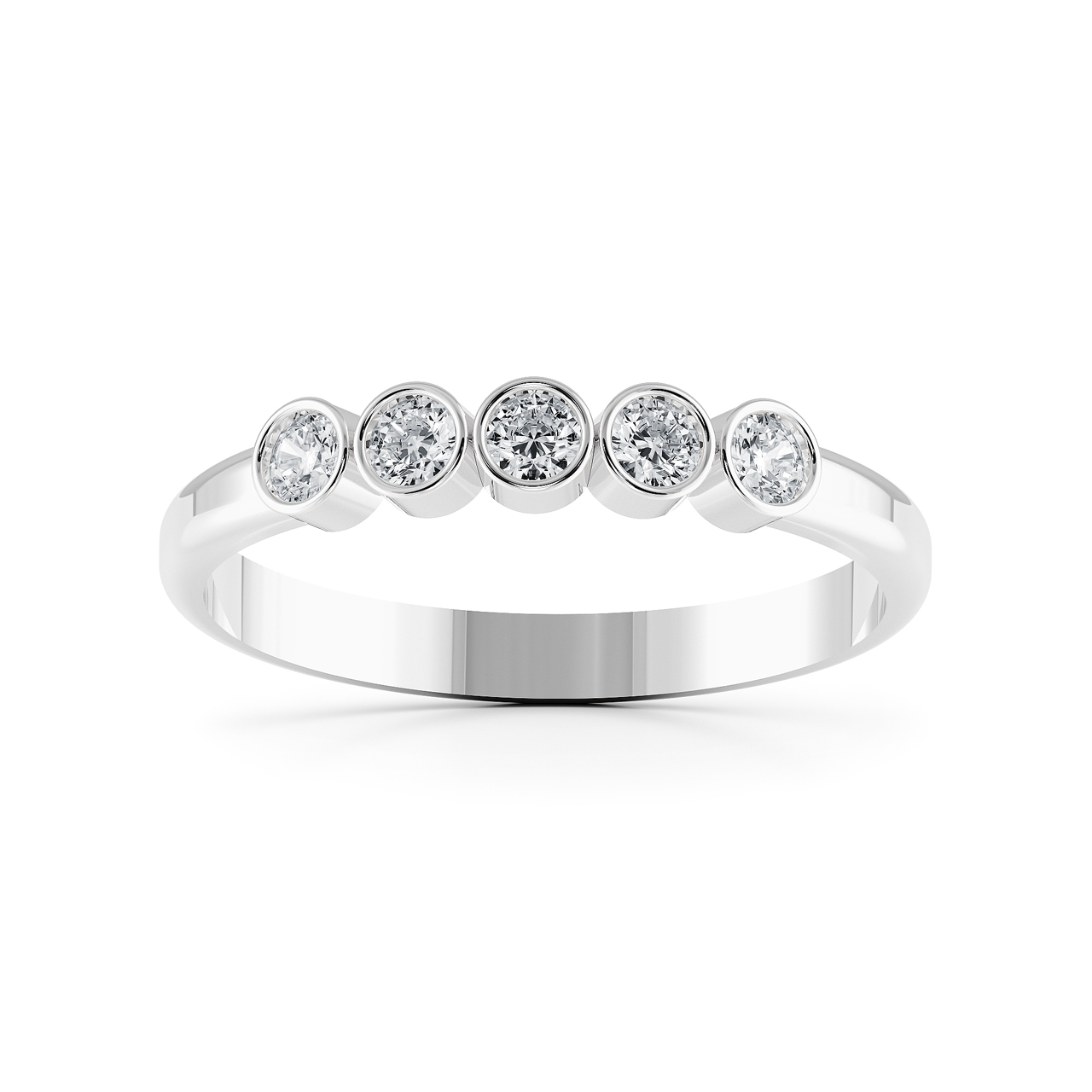 Five Stone Designer Diamond Ring