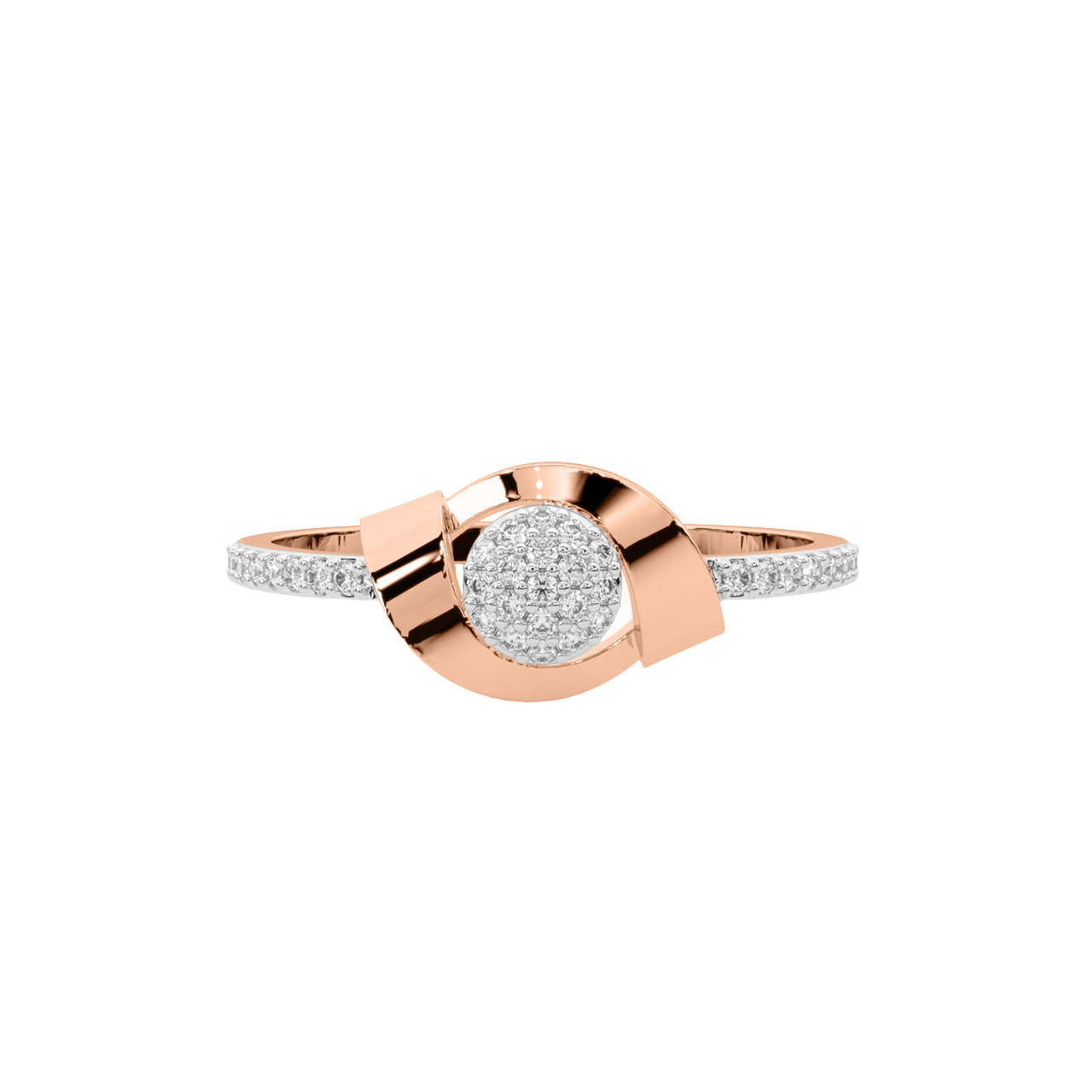 Alanna Round Diamond Dainty Ring