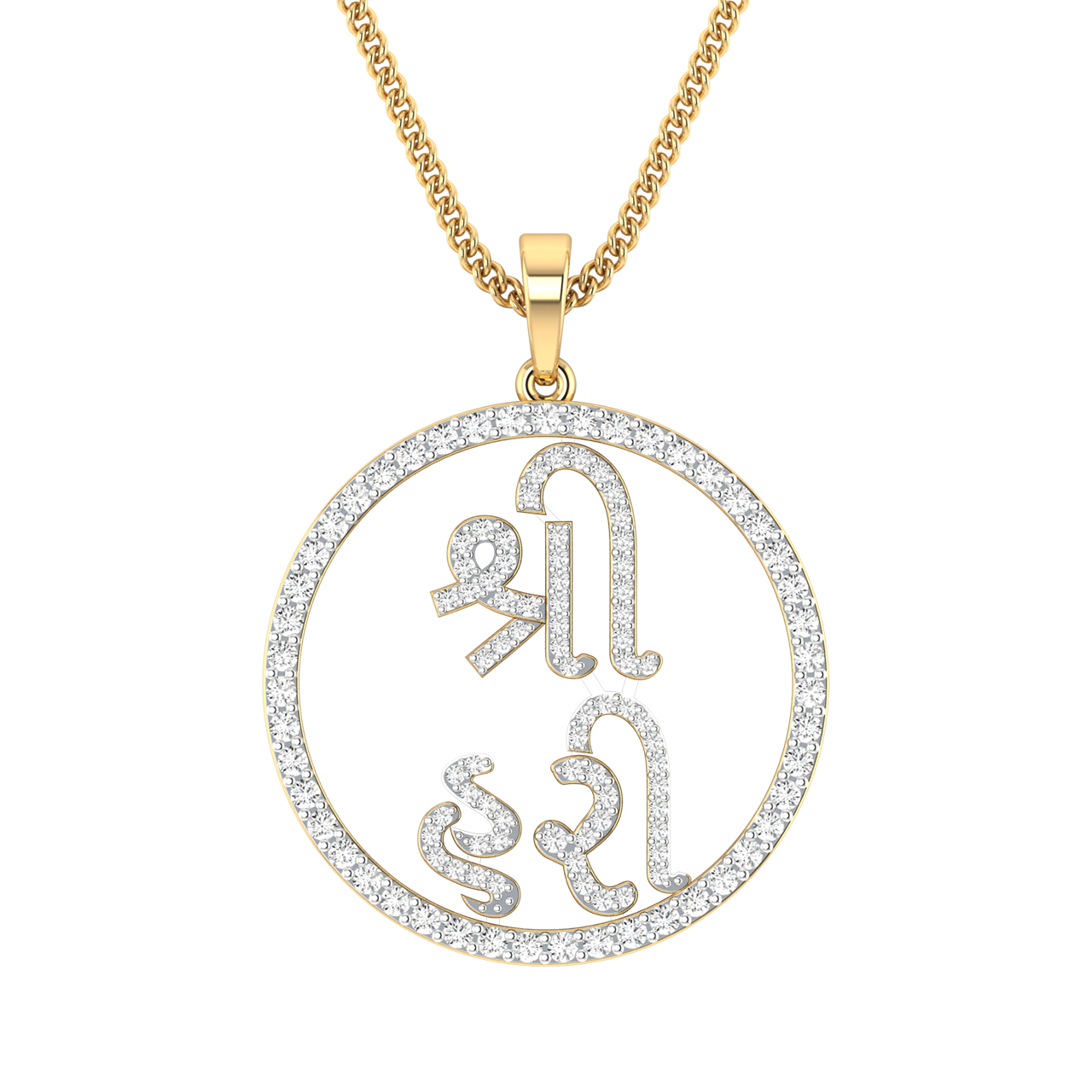 Shree Hari Diamond Pendant