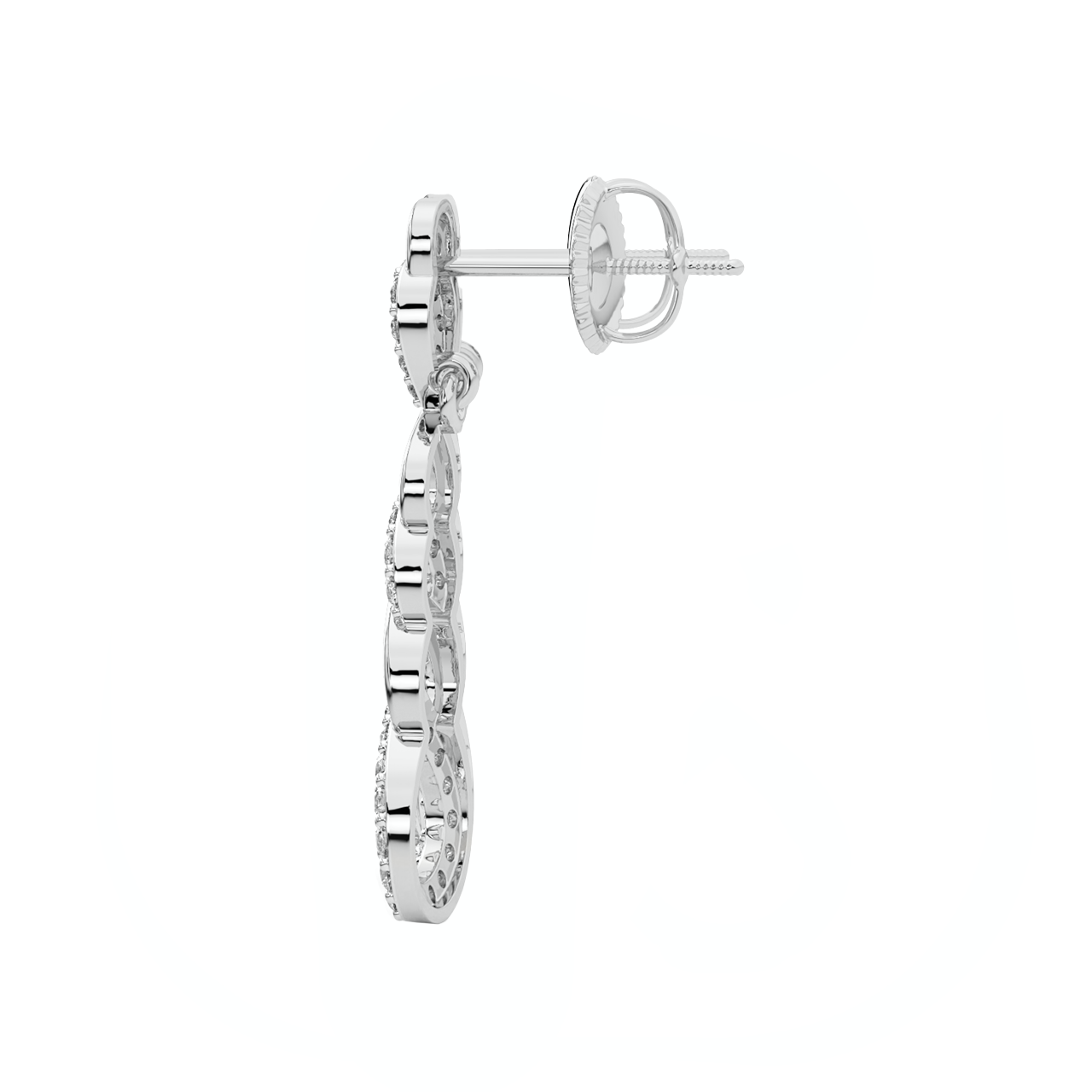 Wattan Round Diamond Earrings