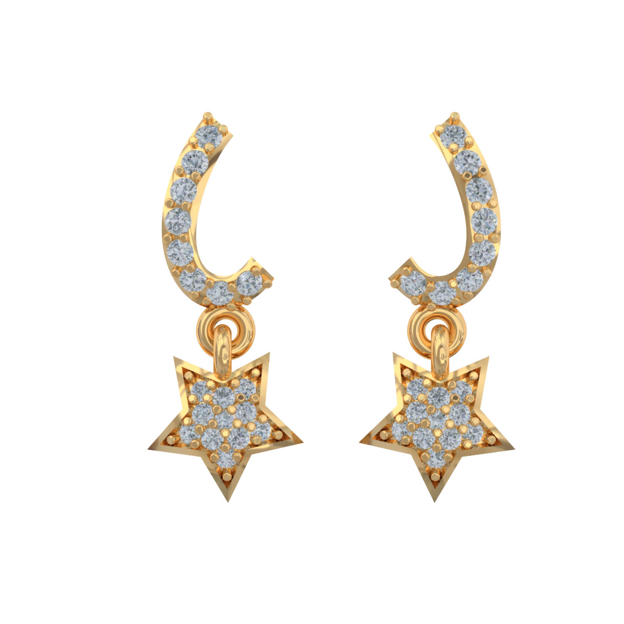 Zircon Star Stud Earrings For Women Gold Color Stainless Steel Earring  Female Fashion Ear Jewelry Brincos Birthday Gift 2023 - AliExpress