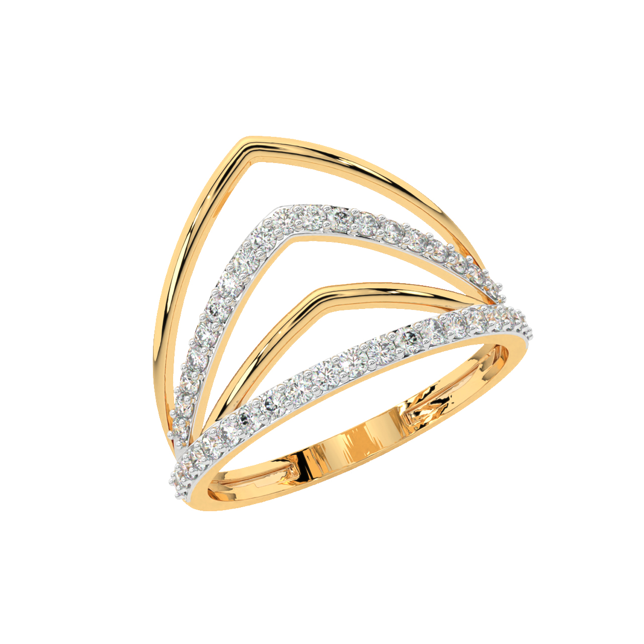 Darwin Round Diamond Stackable Ring