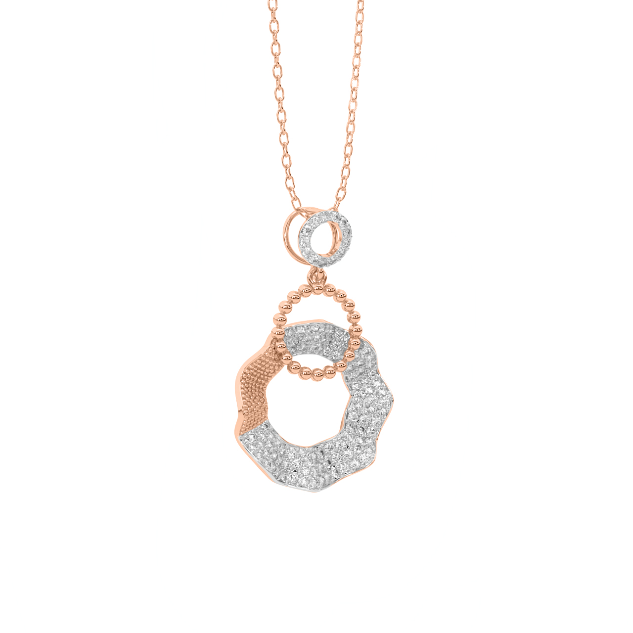 Union Intersect Diamond Pendant