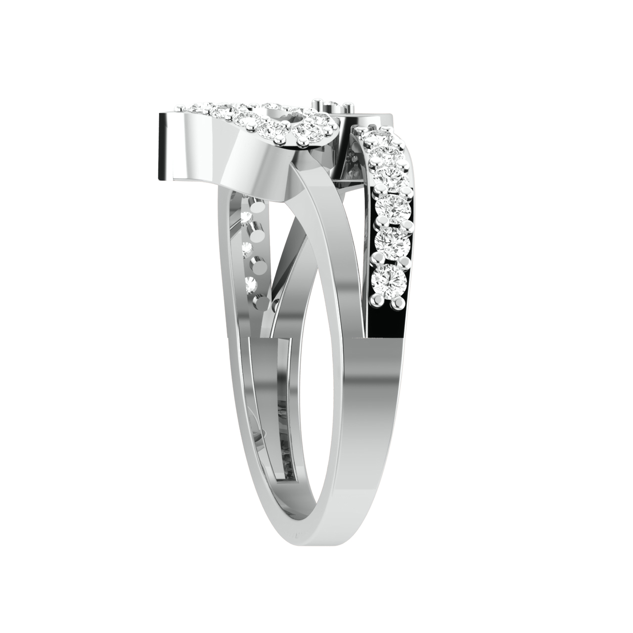 Lily Round Diamond Engagement Ring
