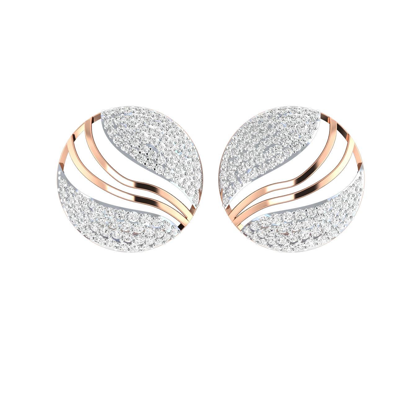 Elegant Design Diamond Earrings
