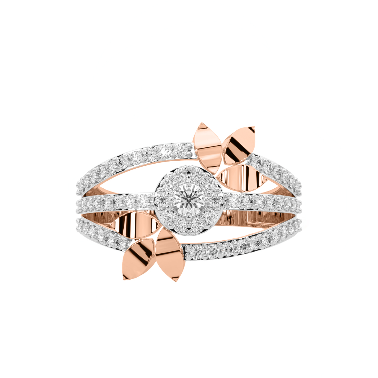 Gille Round Diamond Engagement Ring