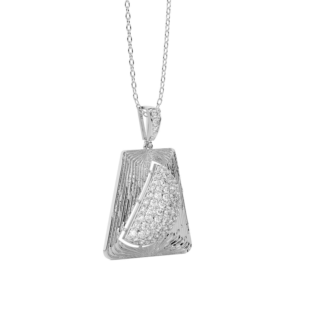 Lee Round Diamond Office Wear Pendant