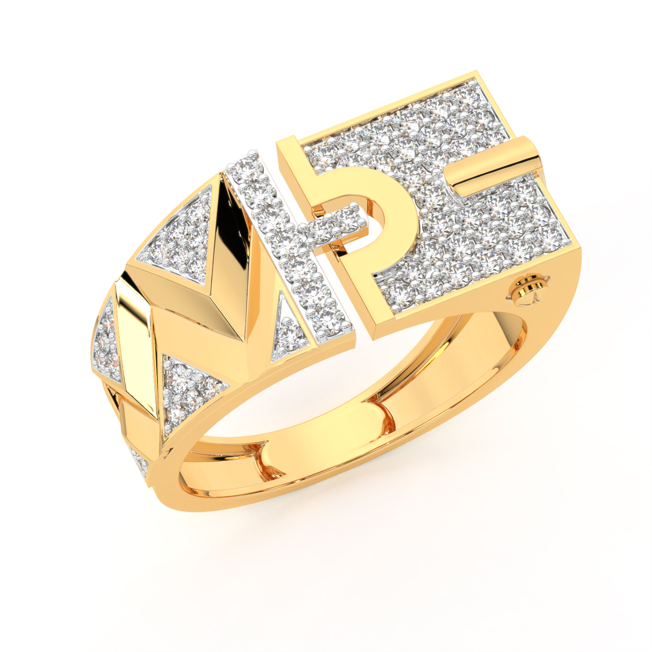 Regal Diamond Ring For Men
