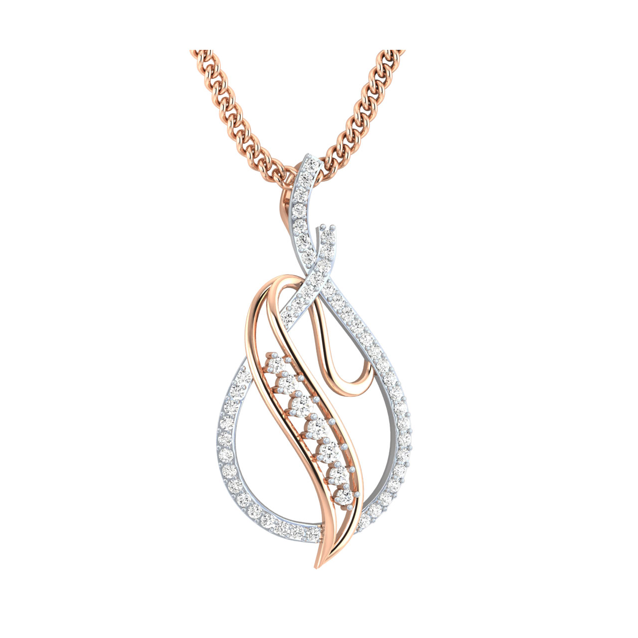 Adisree Round Diamond Office Wear Pendant