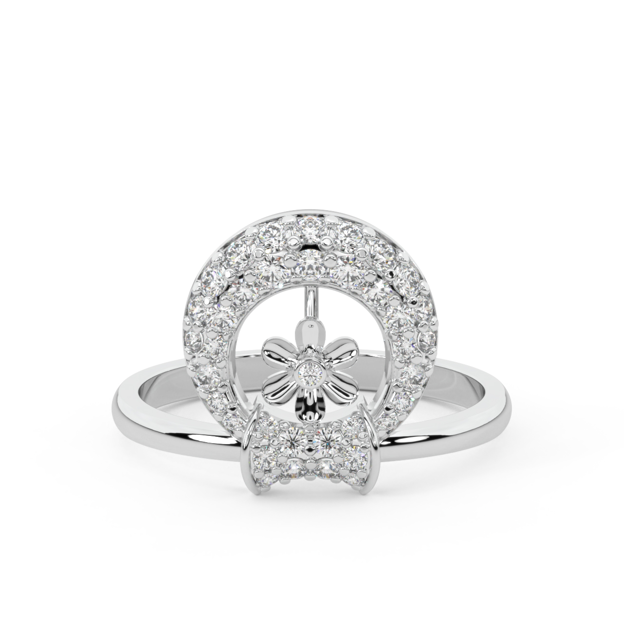 The Spherical Flower Diamond Ring