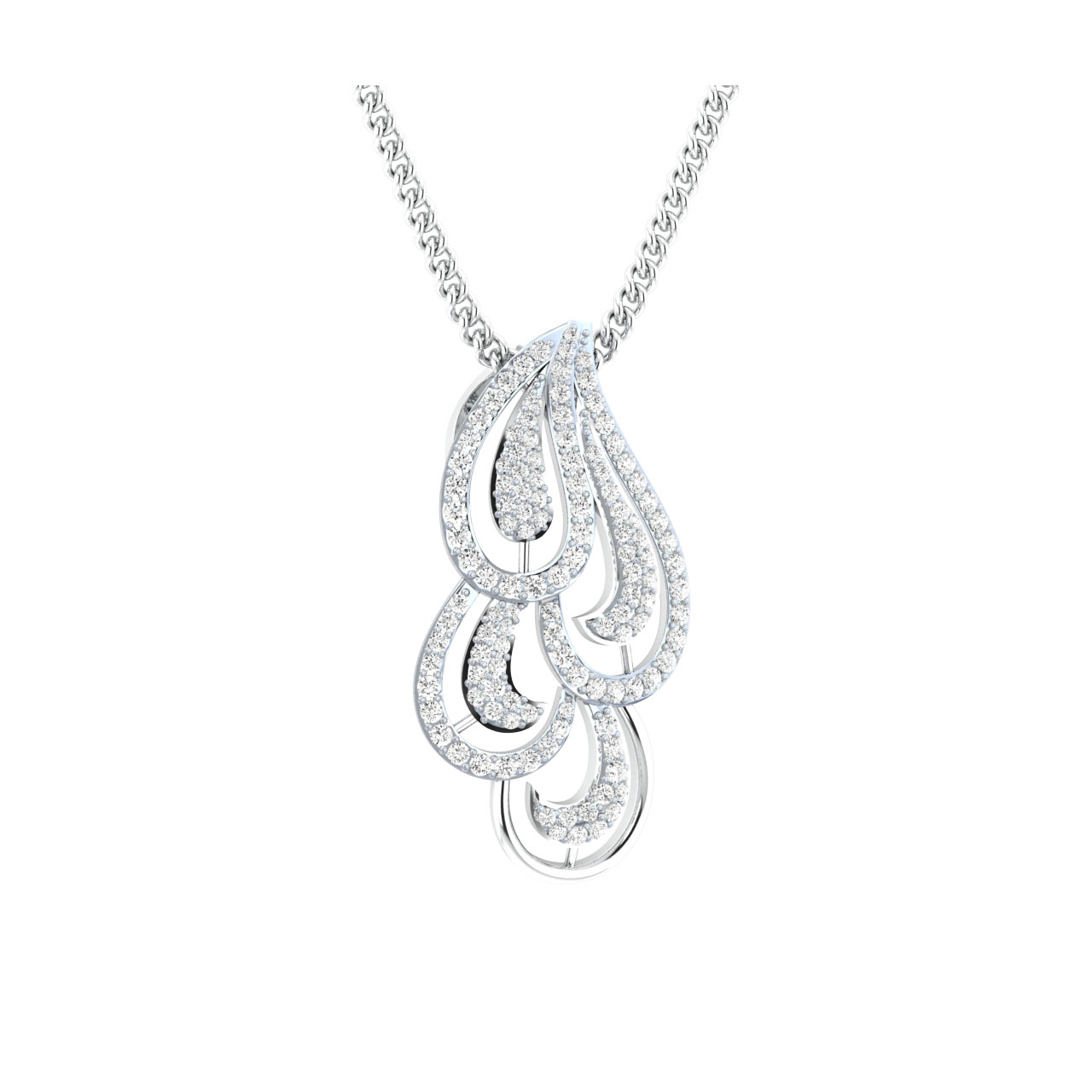 Agha Round Diamond Pendant