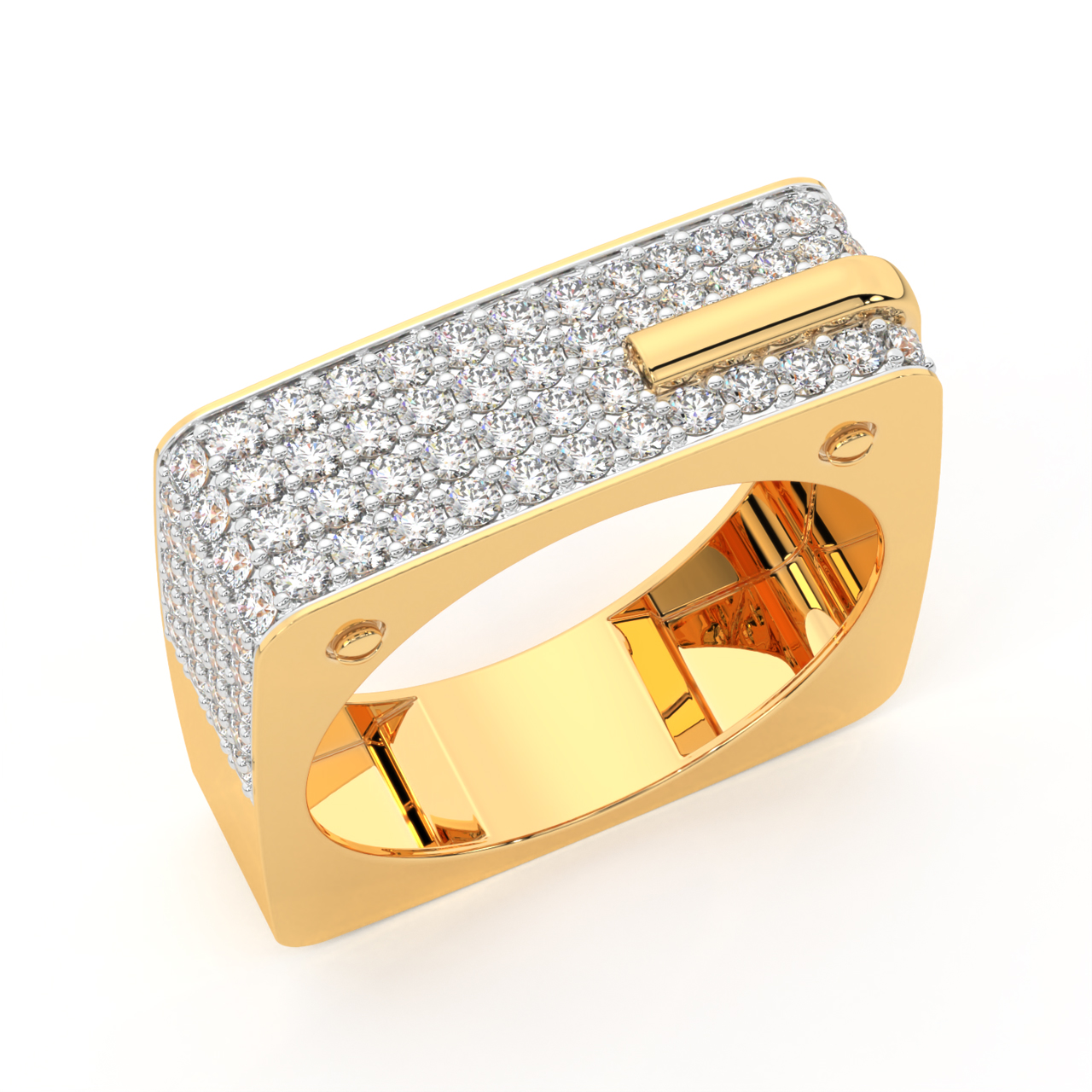 Gentlemen Diamond Ring For Men