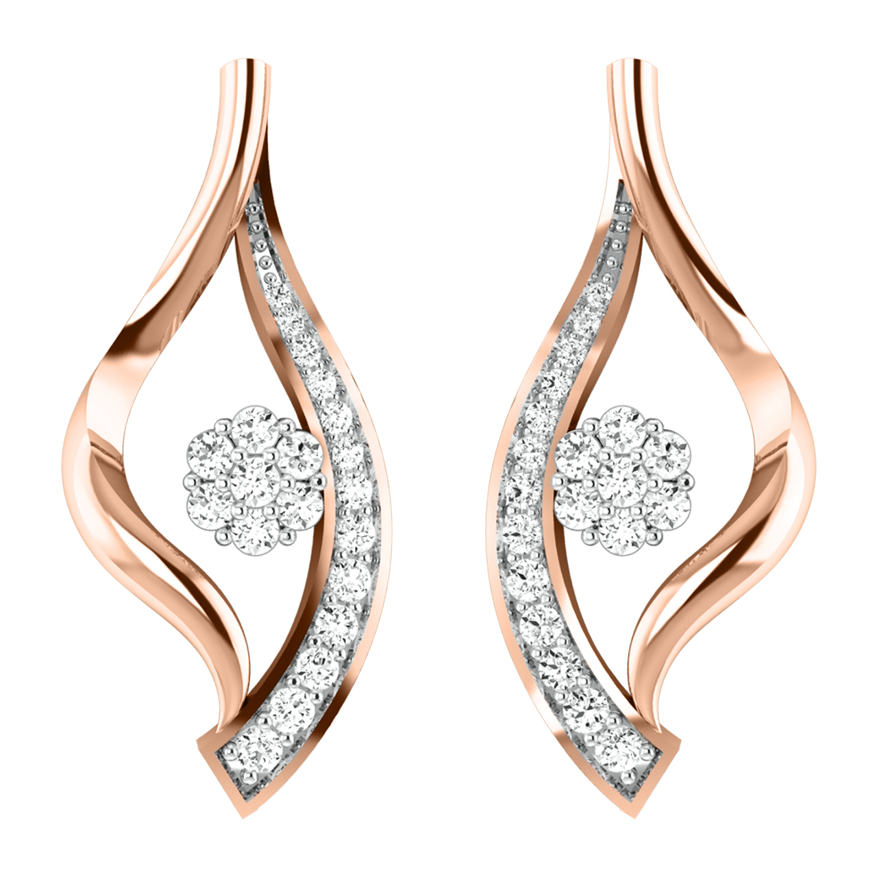 Amy Diamond Stud Earrings