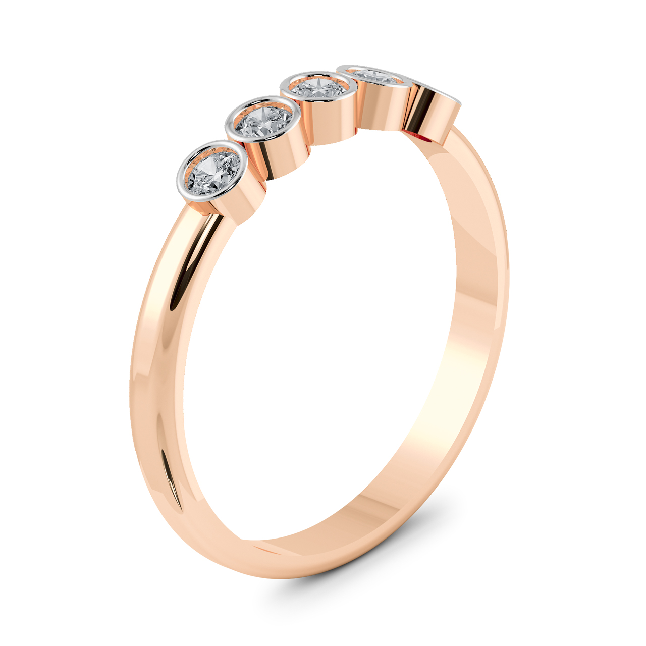 Five Stone Designer Diamond Ring