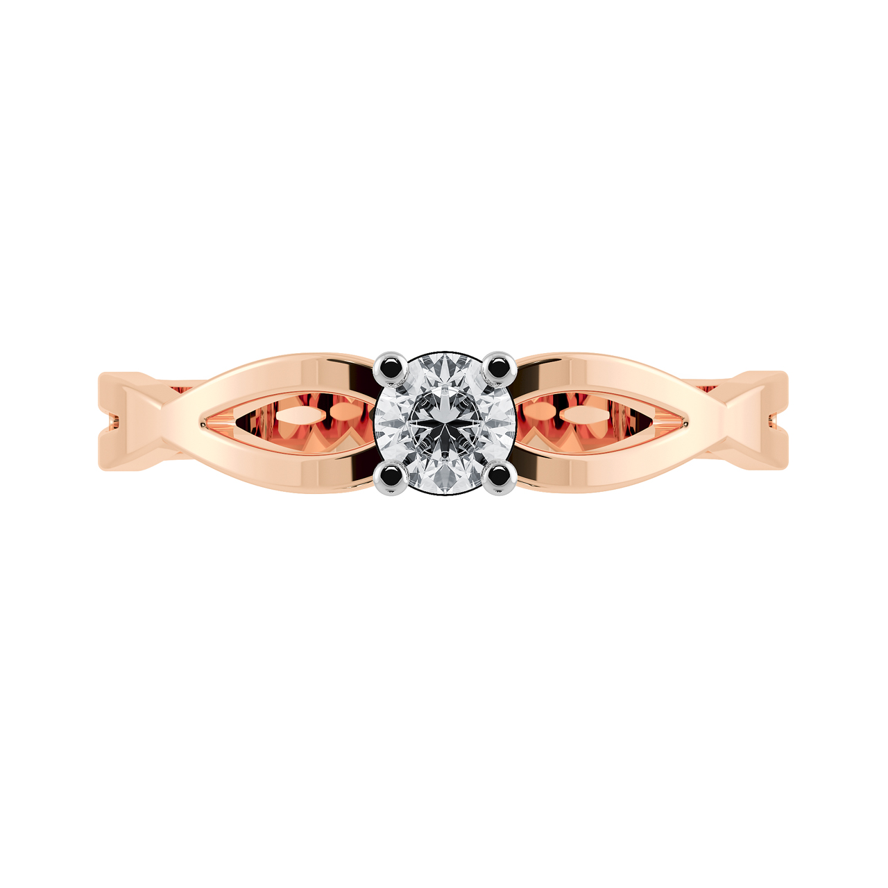 Royal Design Solitaire Ring