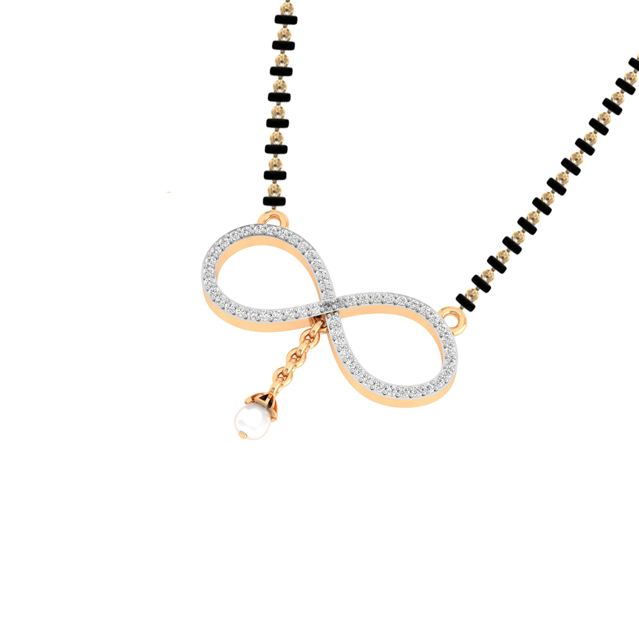 Infinity Diamond Mangalsutra With Chain