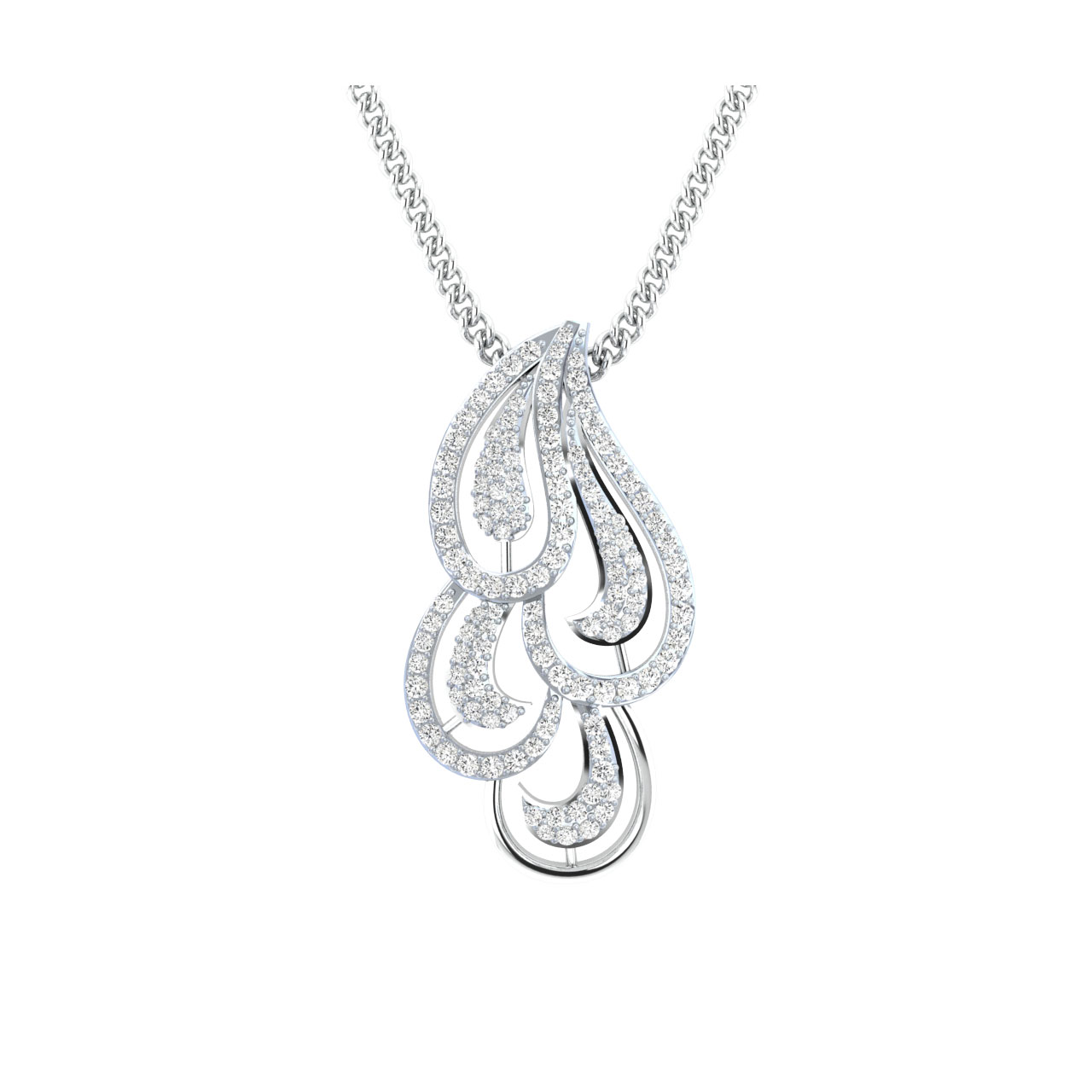 Agha Round Diamond Pendant