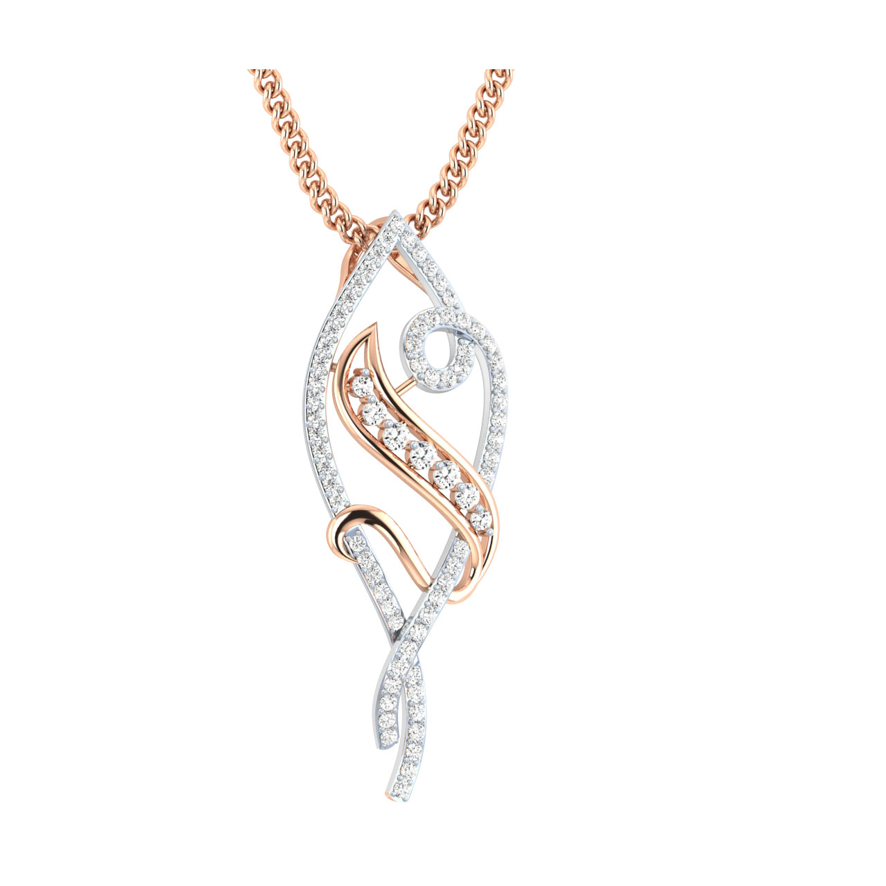 Adisa Round Diamond Pendant