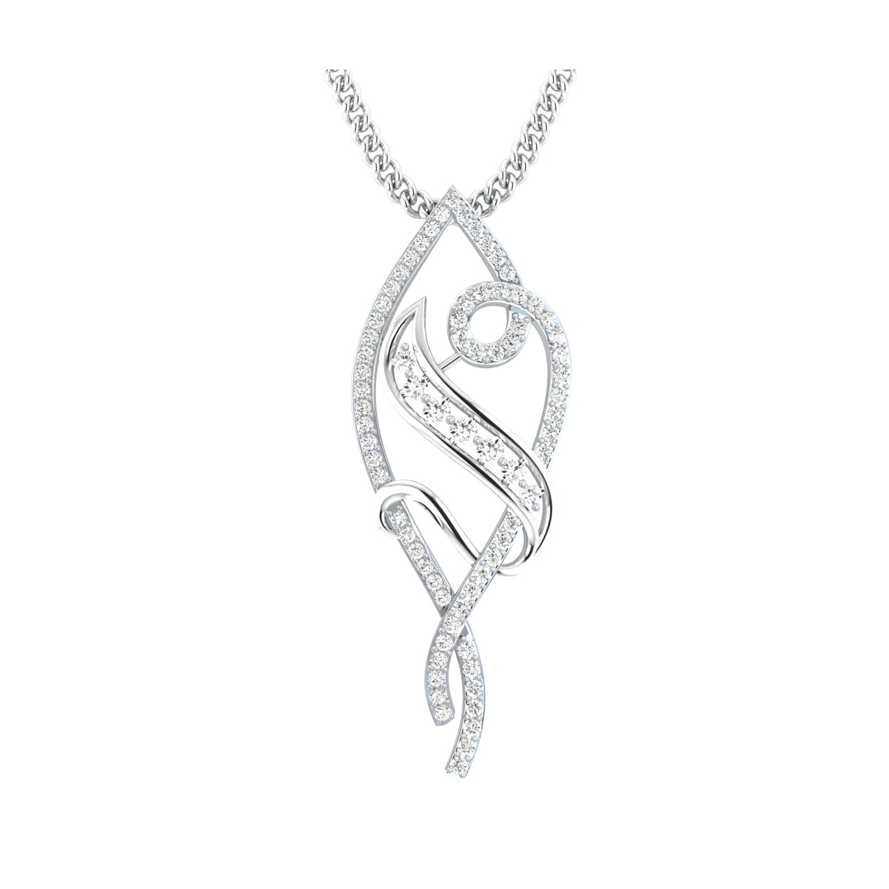 Adisa Round Diamond Pendant