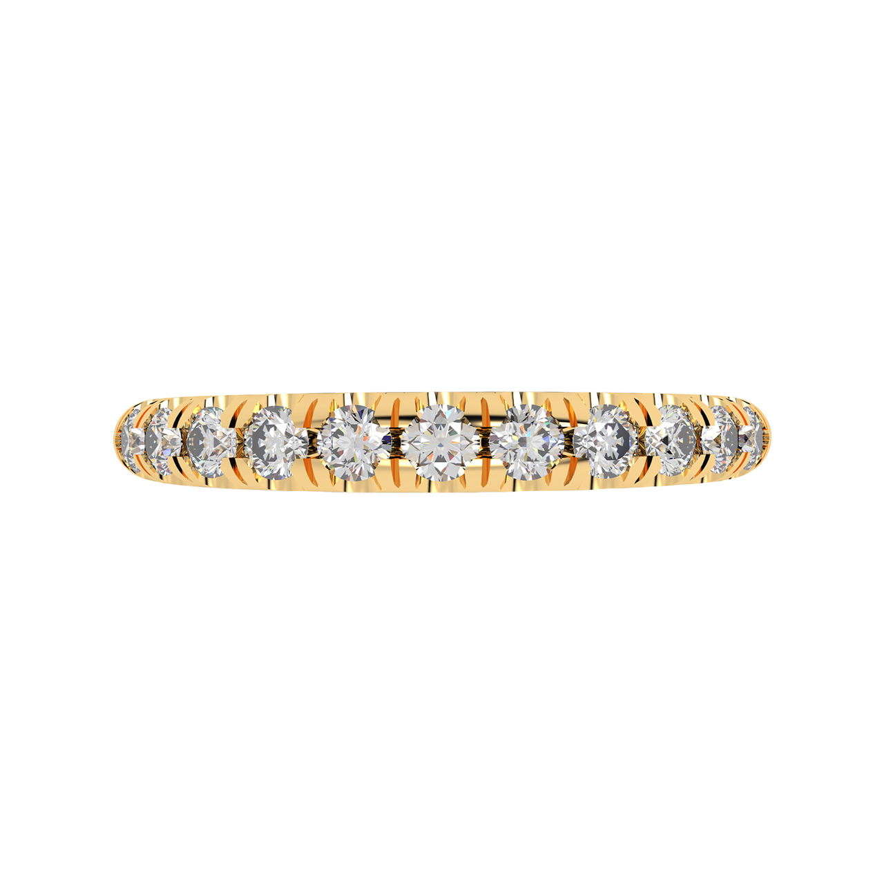 Linear Design Diamond Ring