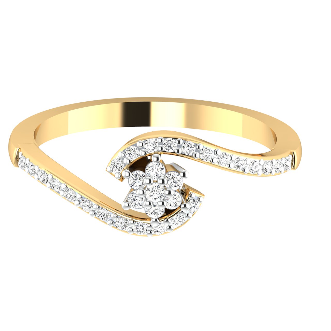 Reina Round Diamond Engagement Ring