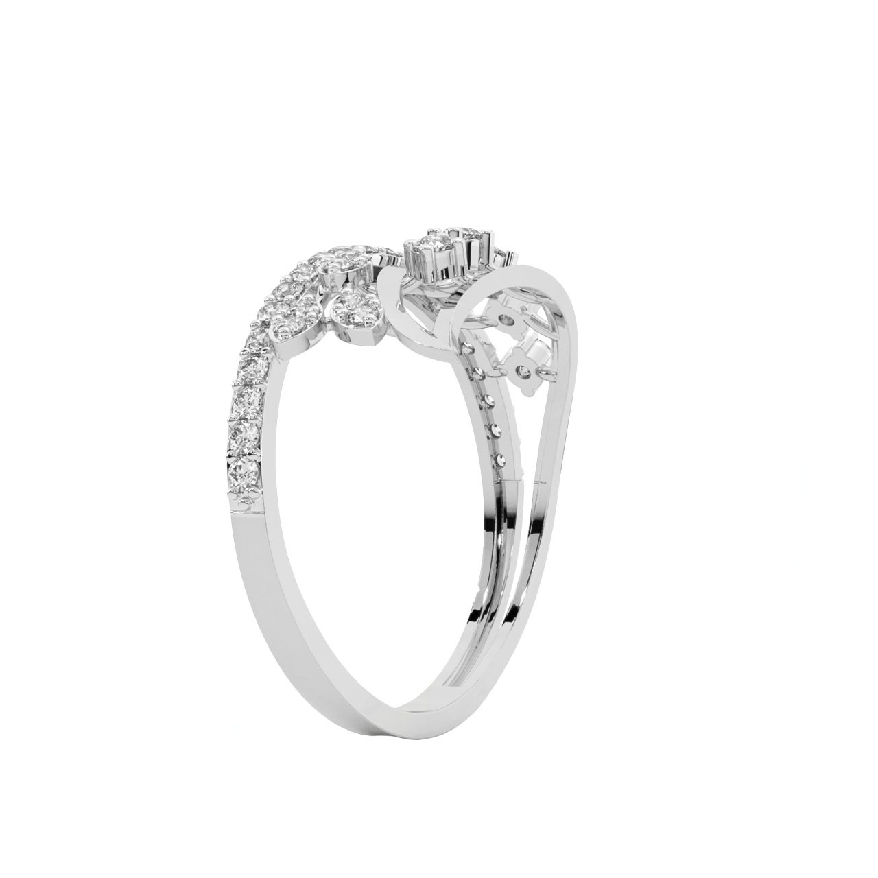 The Leaf Petal Diamond Ring