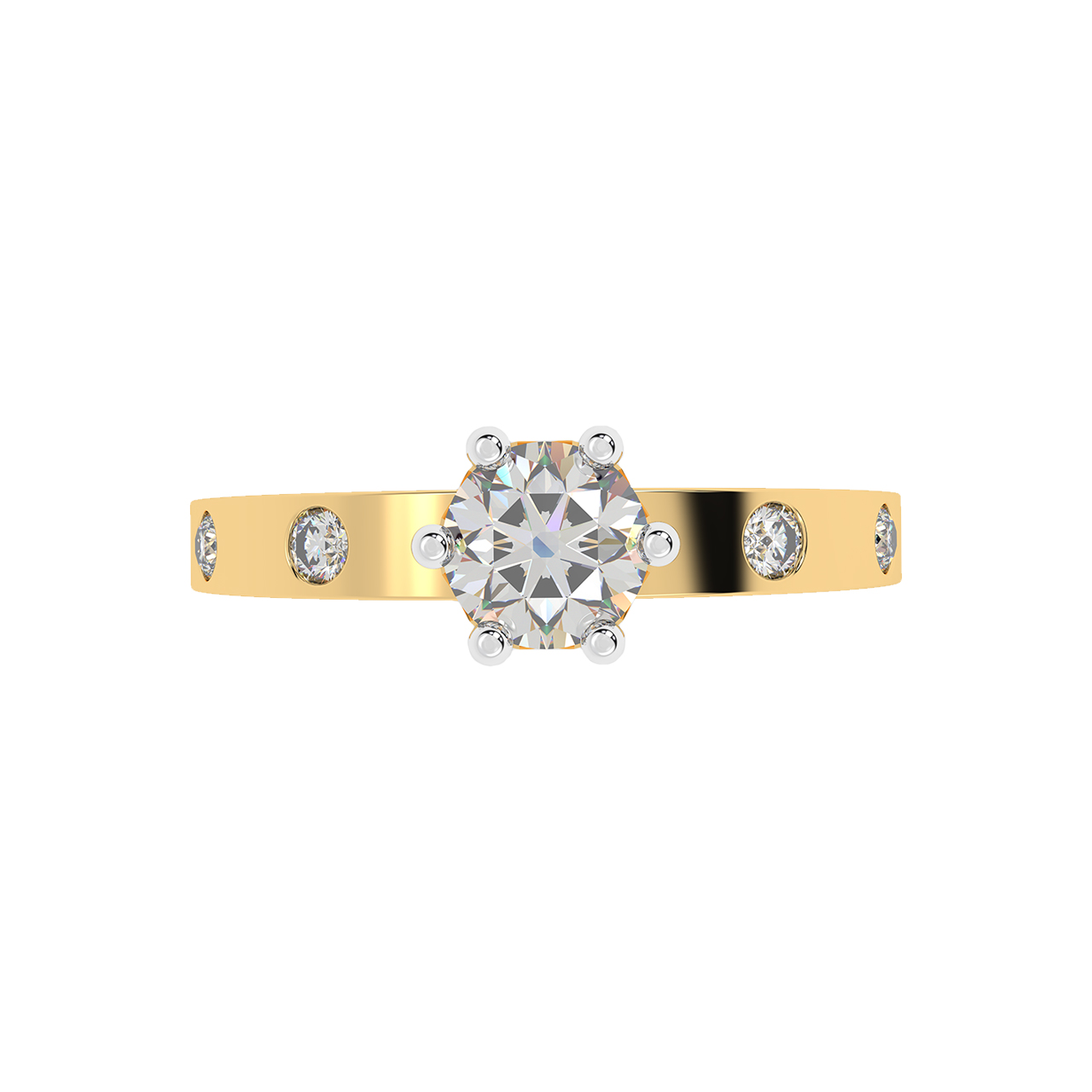 Victoria Diamond Solitaire Ring